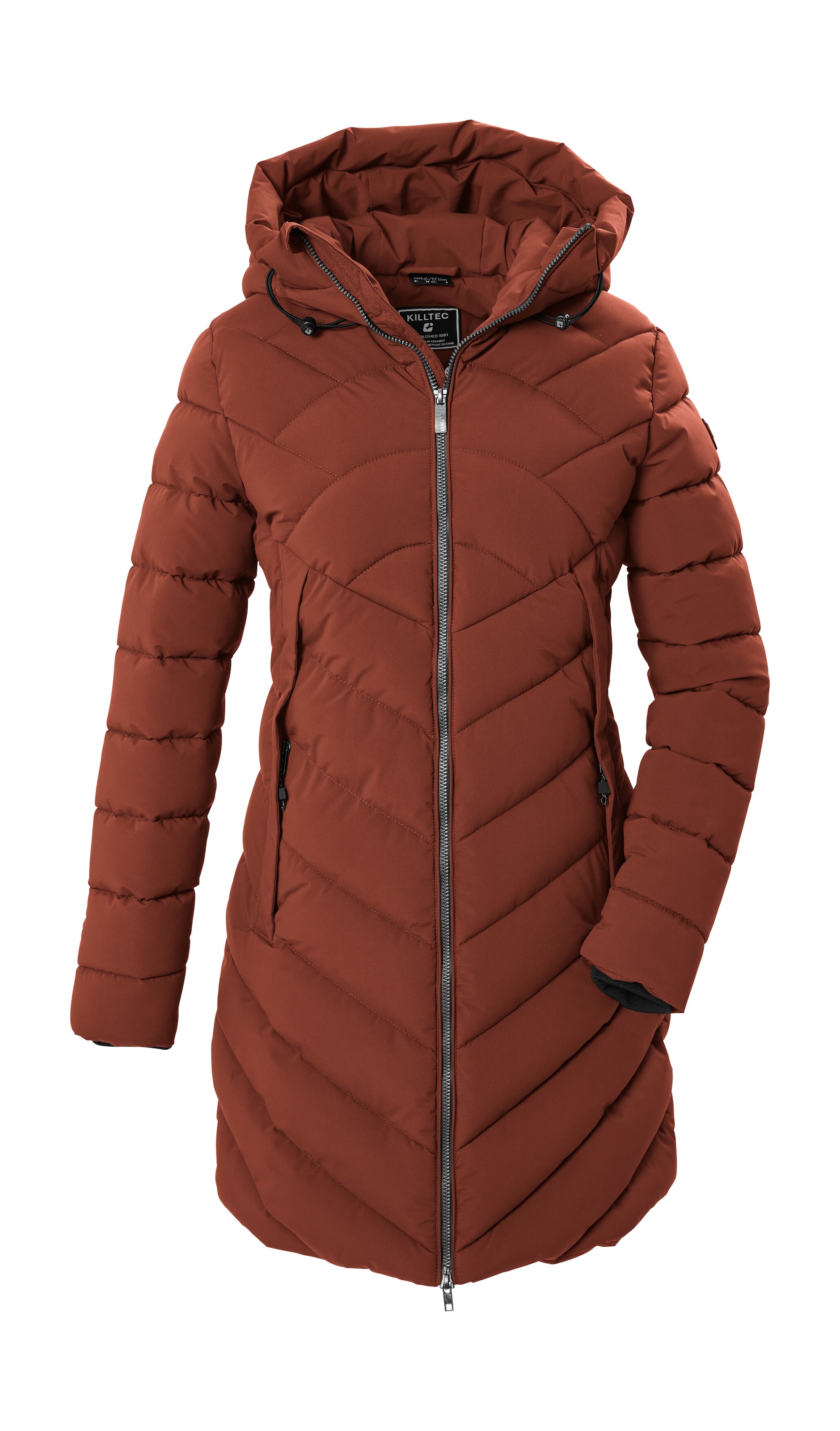 Killtec Steppmantel »KOW 49 WMN QLTD PRK« Wasserabweisender Steppparka mit verstellbarer Kapuze