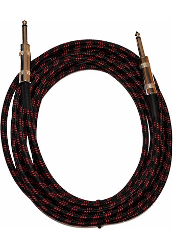Instrumentenkabel »Kabel, 5 m«, 6,35-mm-Klinke, 5 cm, für E-Gitarre, E-Bass oder...