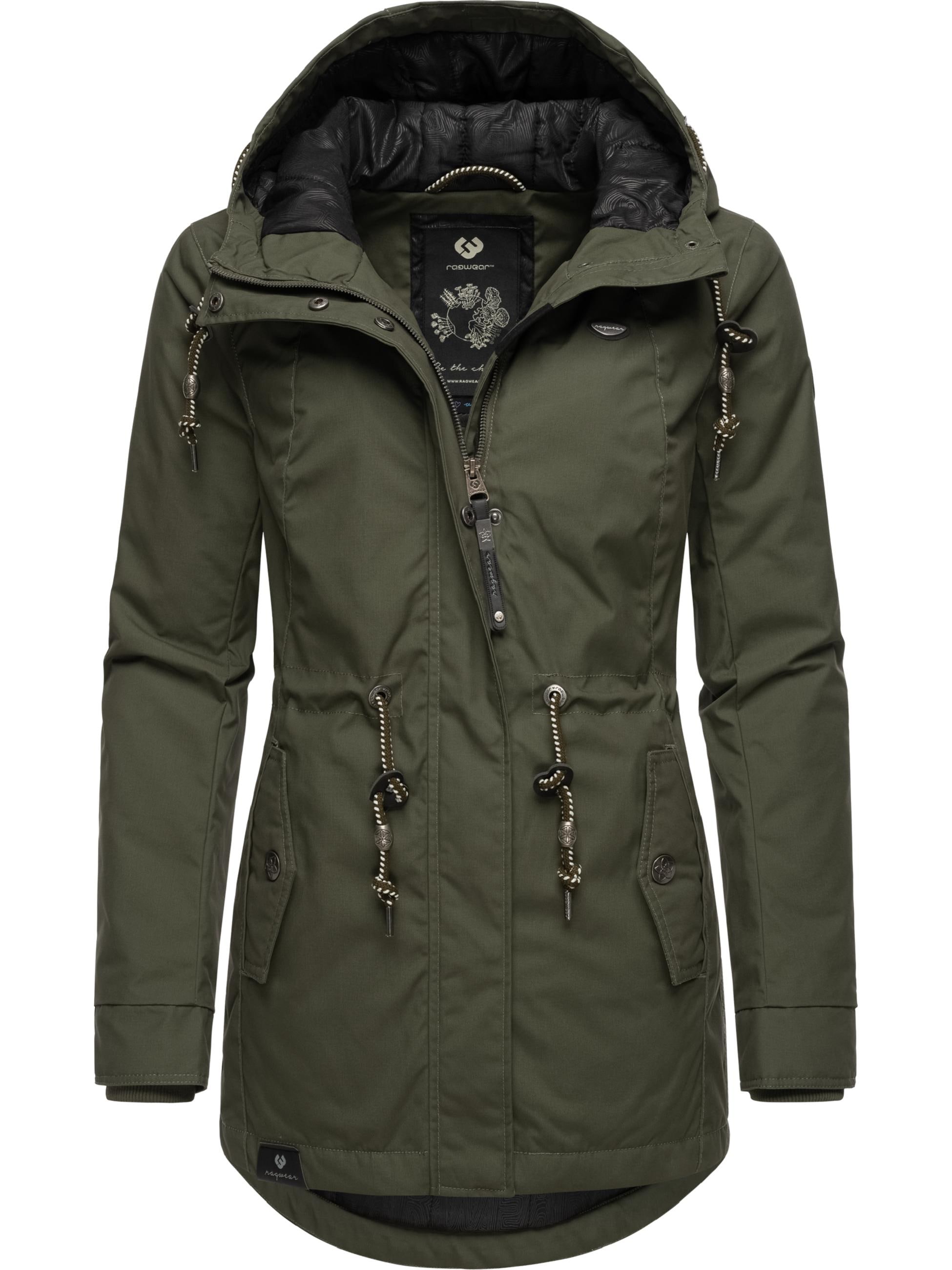 Wintermantel »Winterjacke Monadis Black Label«, stylischer Winterparka für die kalte...