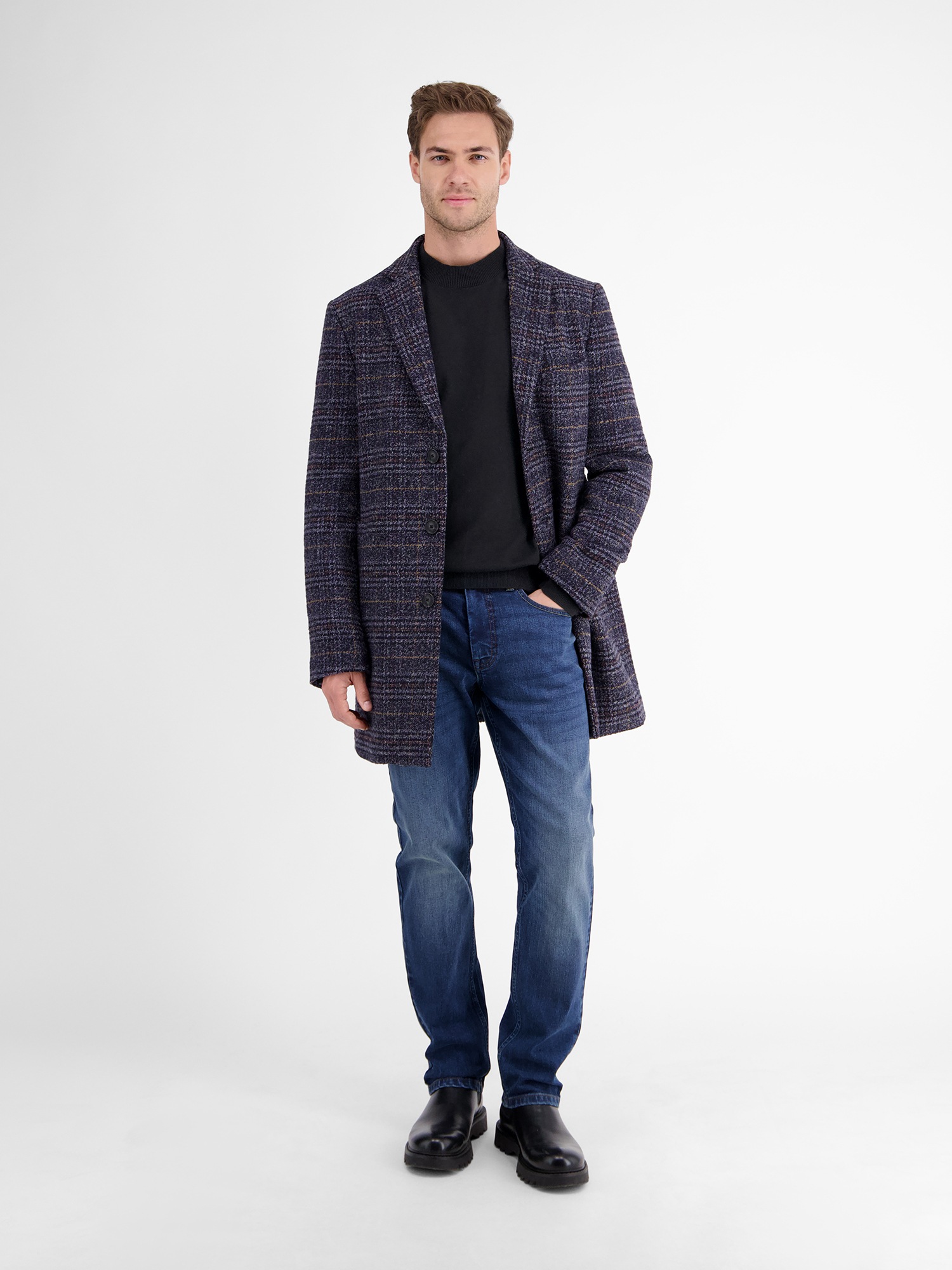 LERROS Strickpullover »LERROS Herren-Pullover mit Turtleneck«