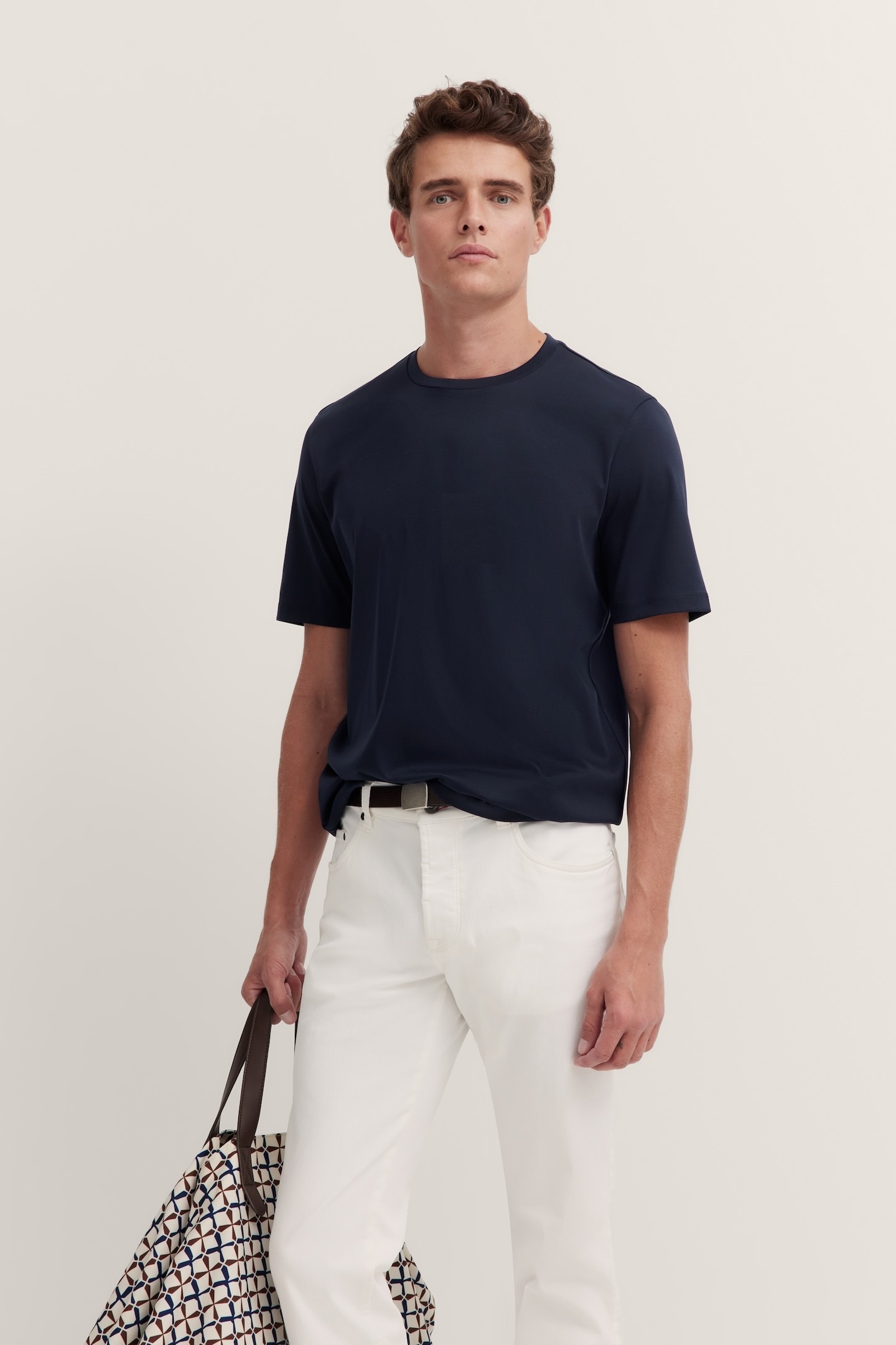 bugatti T-Shirt, aus Baumwolle