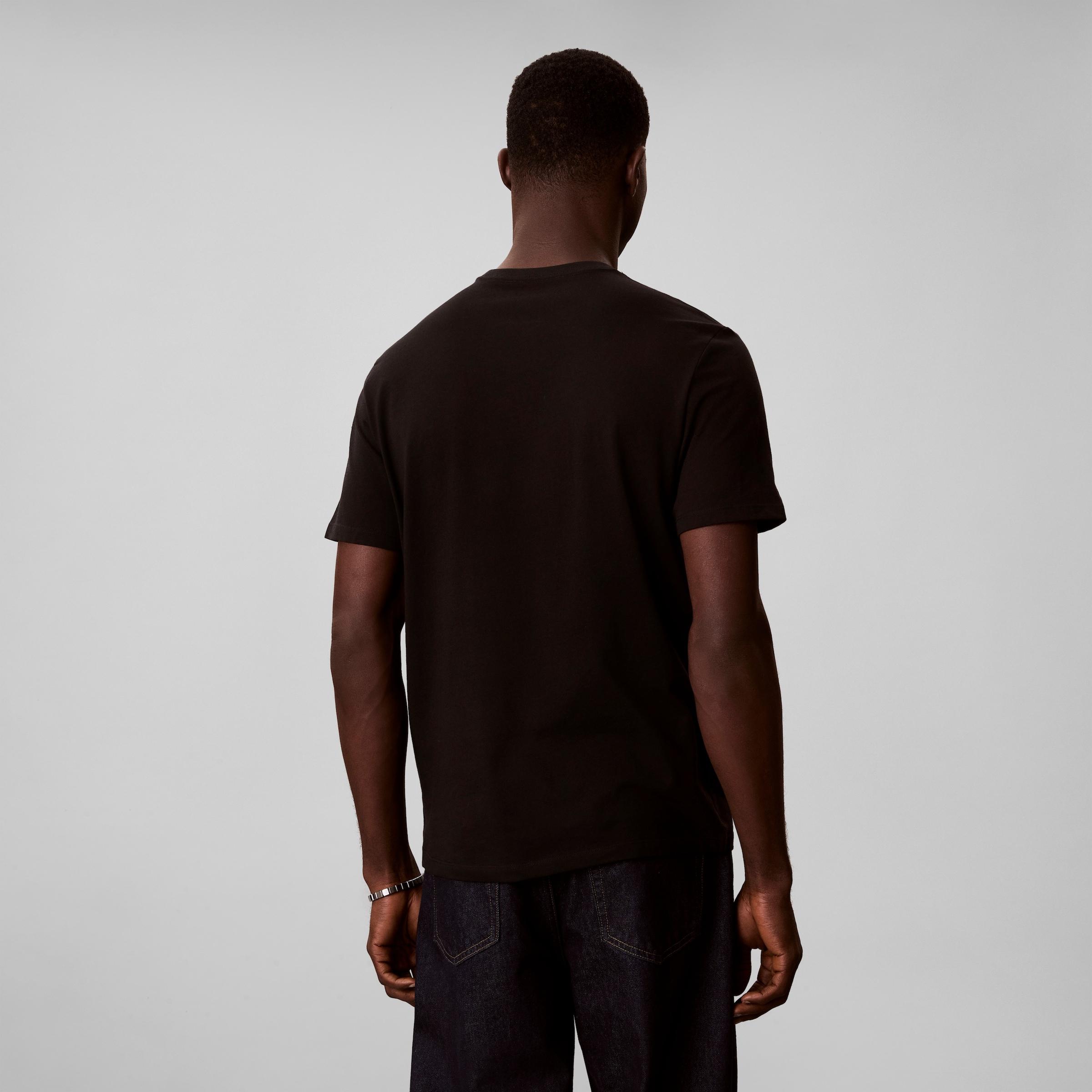 Calvin Klein T-Shirt »SS 30S DISTRESS MONOGRAM GRAPHIC« Regular fit mit Logodruck