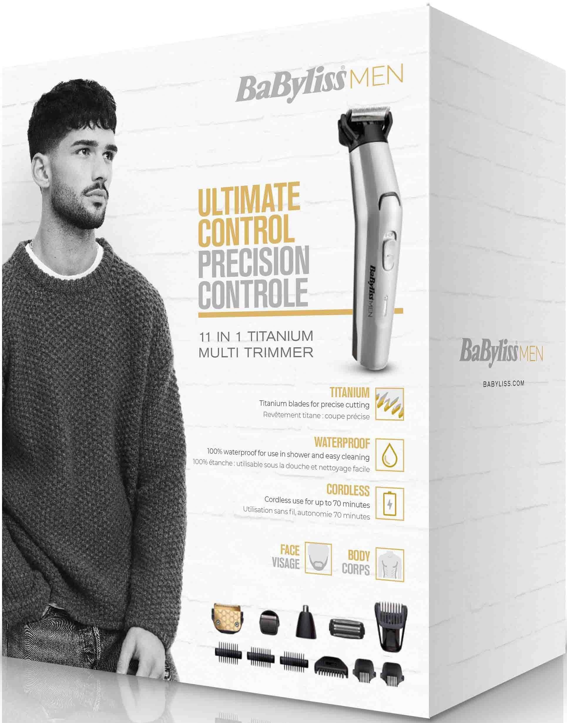 Gesicht Titanium 11 Multigrooming OTTO Körper BaByliss 11-in-1 für Aufsätze, »MT861E Set Multifunktionstrimmer & bei MEN«,