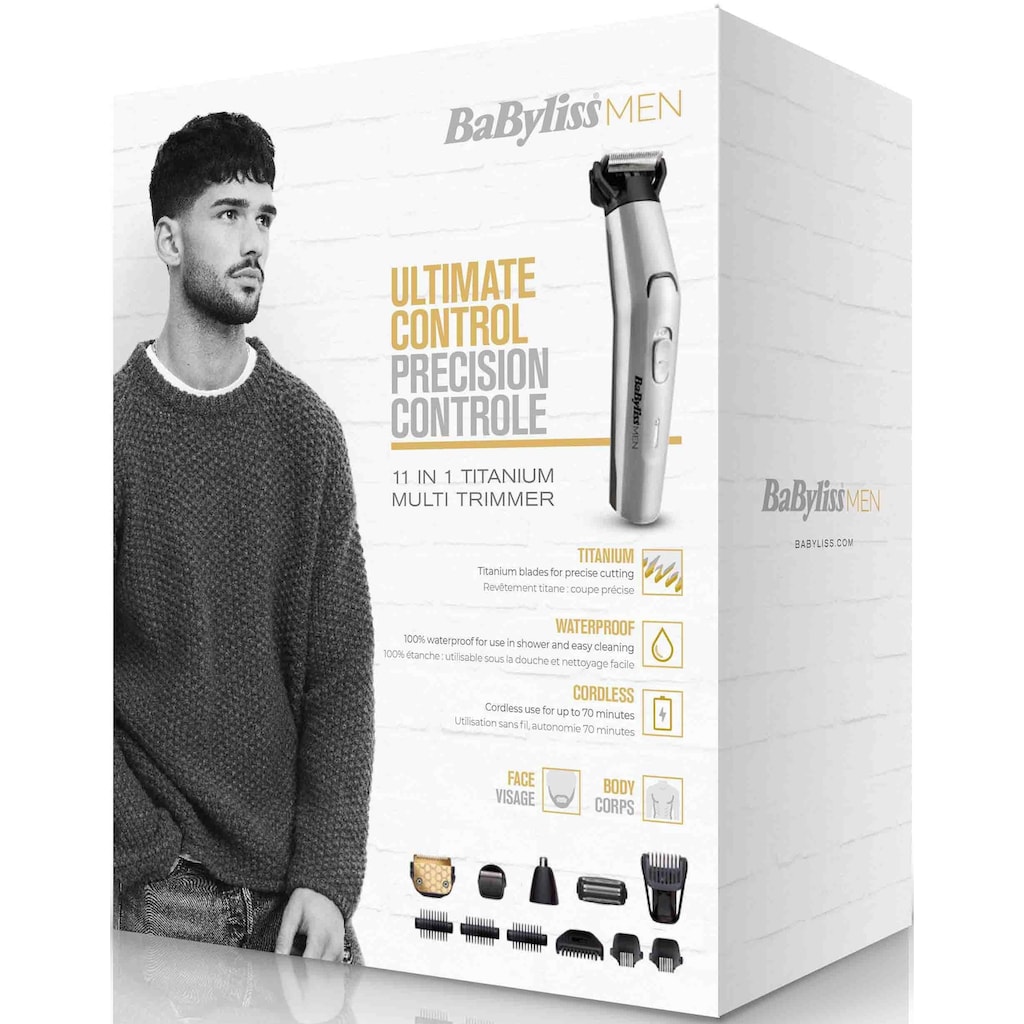 BaByliss Multifunktionstrimmer »MT861E MEN«, 11 Aufsätze