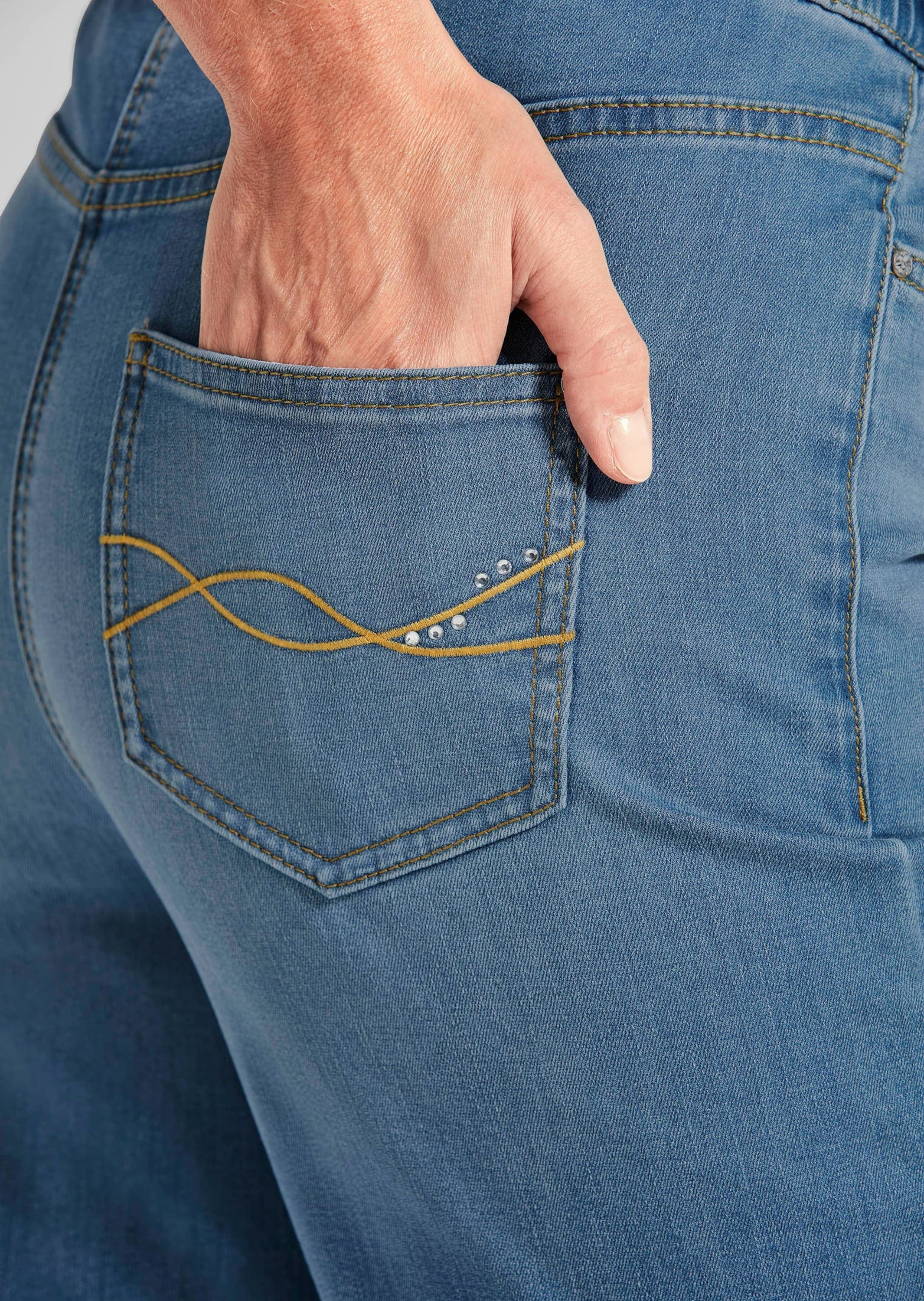 GOLDNER Stretch-Jeans »Bequeme Jeanshose VERA«