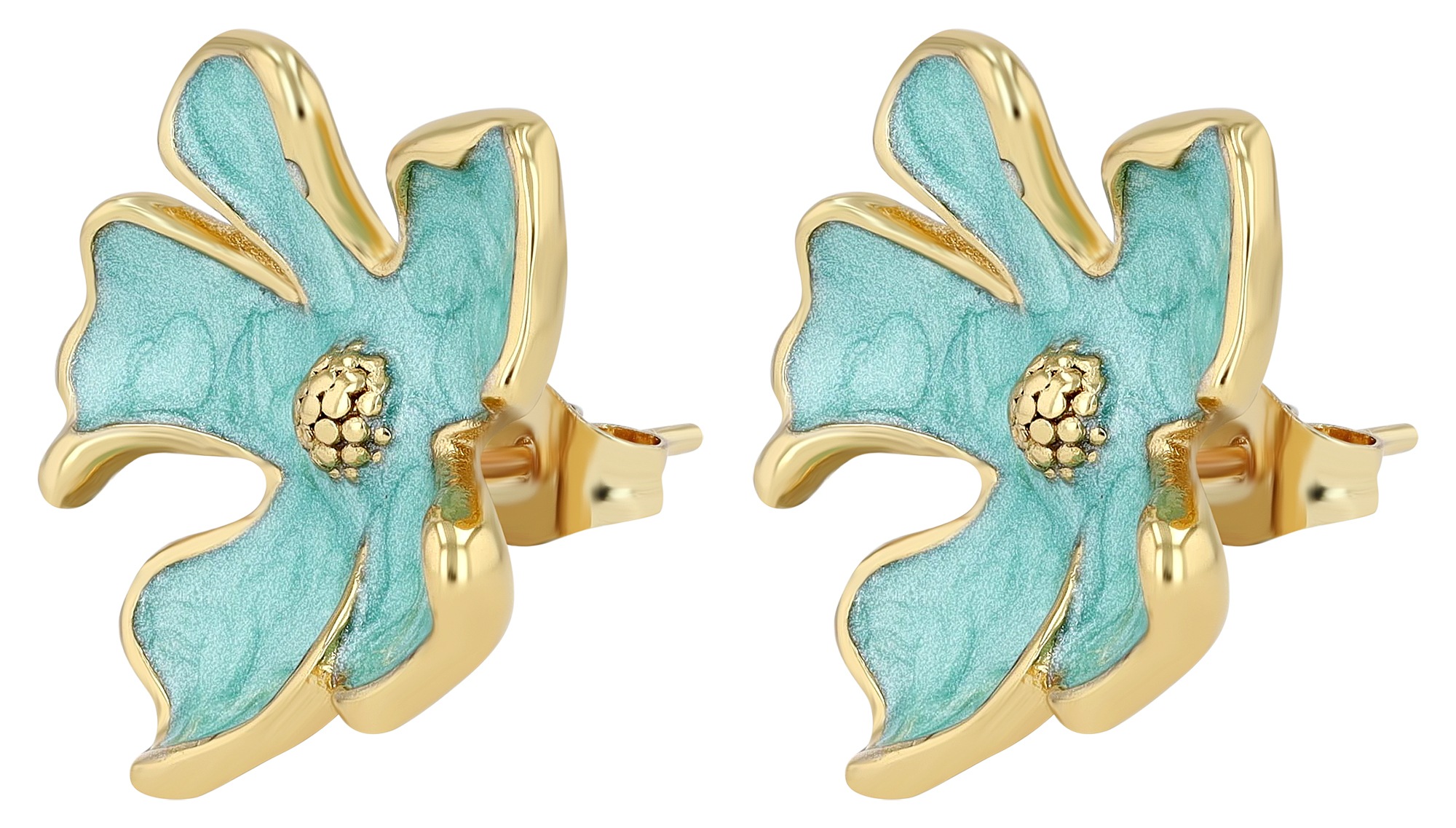 Adelia´s Paar Ohrstecker »Damen Ohrringe ¿ Ohrstecker aus Edelstahl mit Emaille«