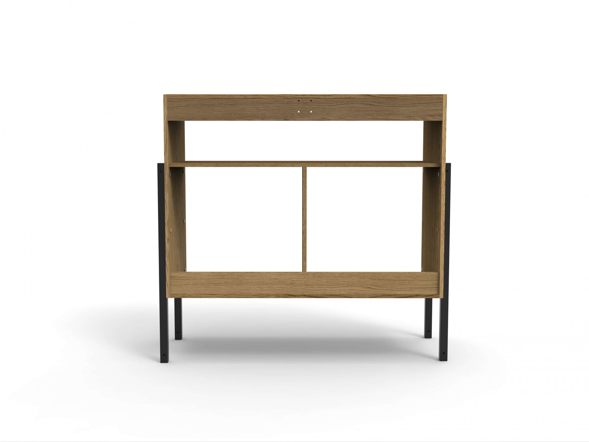 Sideboard »Finton«, Kommode mit 3 offenen Fächern, Korpuss aus massiver Eiche