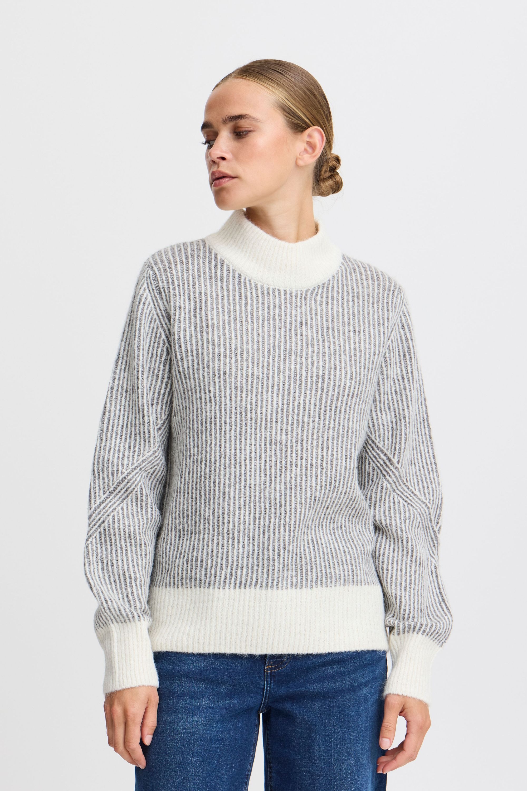 Ichi Strickfleece-Pullover »Strickpullover IHKamara«