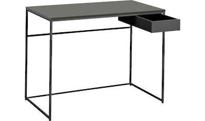 now! by hülsta Schreibtisch »CT 17«, mit Schublade und grauem Gestell kaufen