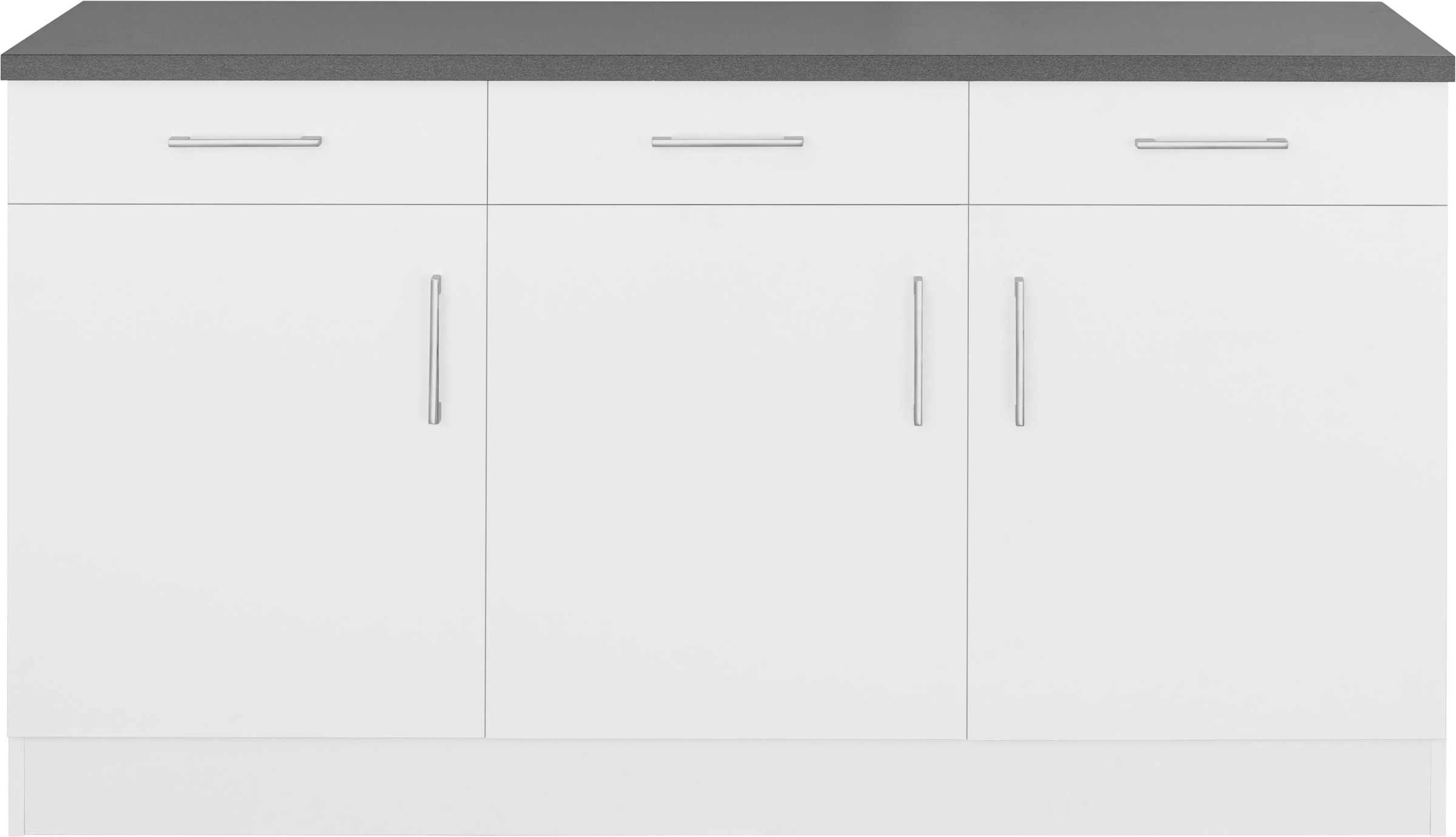 KOCHSTATION Unterschrank »KS-Paris« mit 3 Schubkästen und 3 Türen, für viel Stauraum