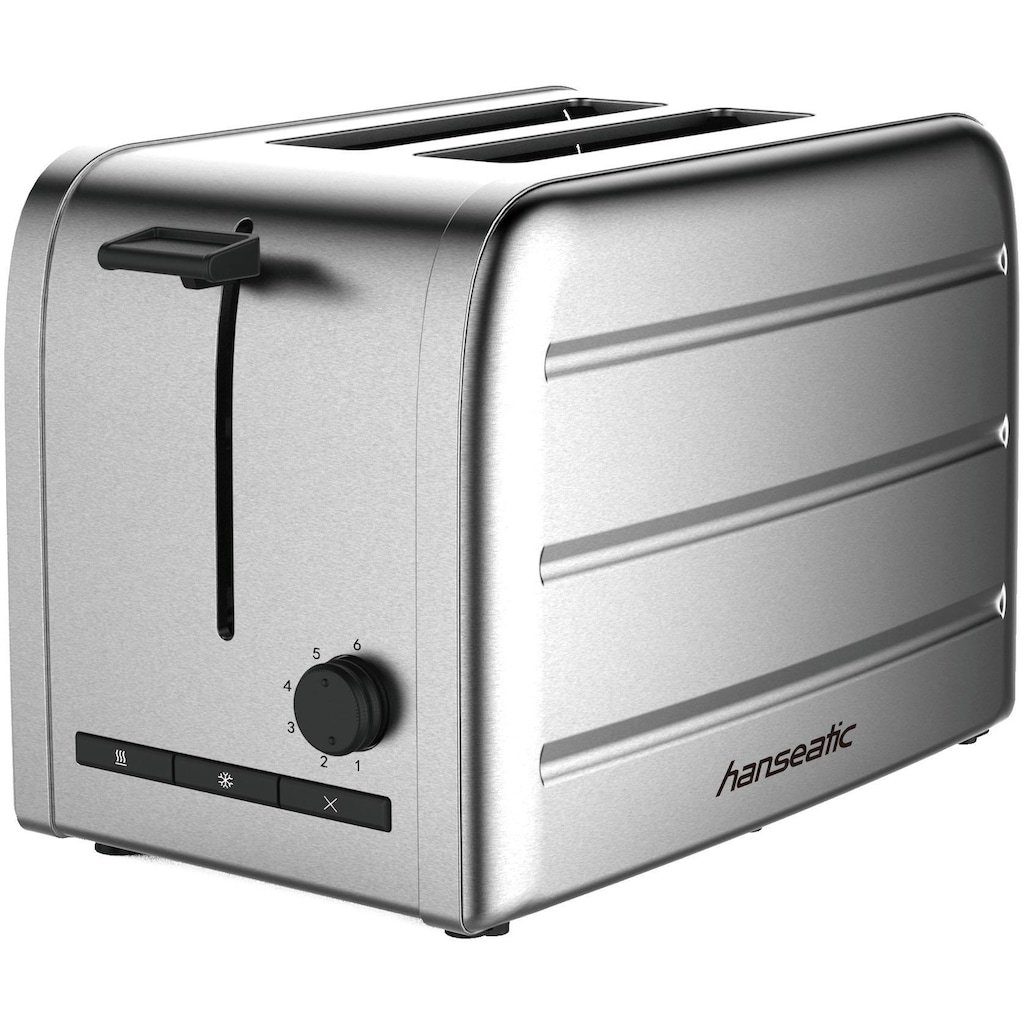 Hanseatic Toaster »36814853«, 2 kurze Schlitze, 1050 W