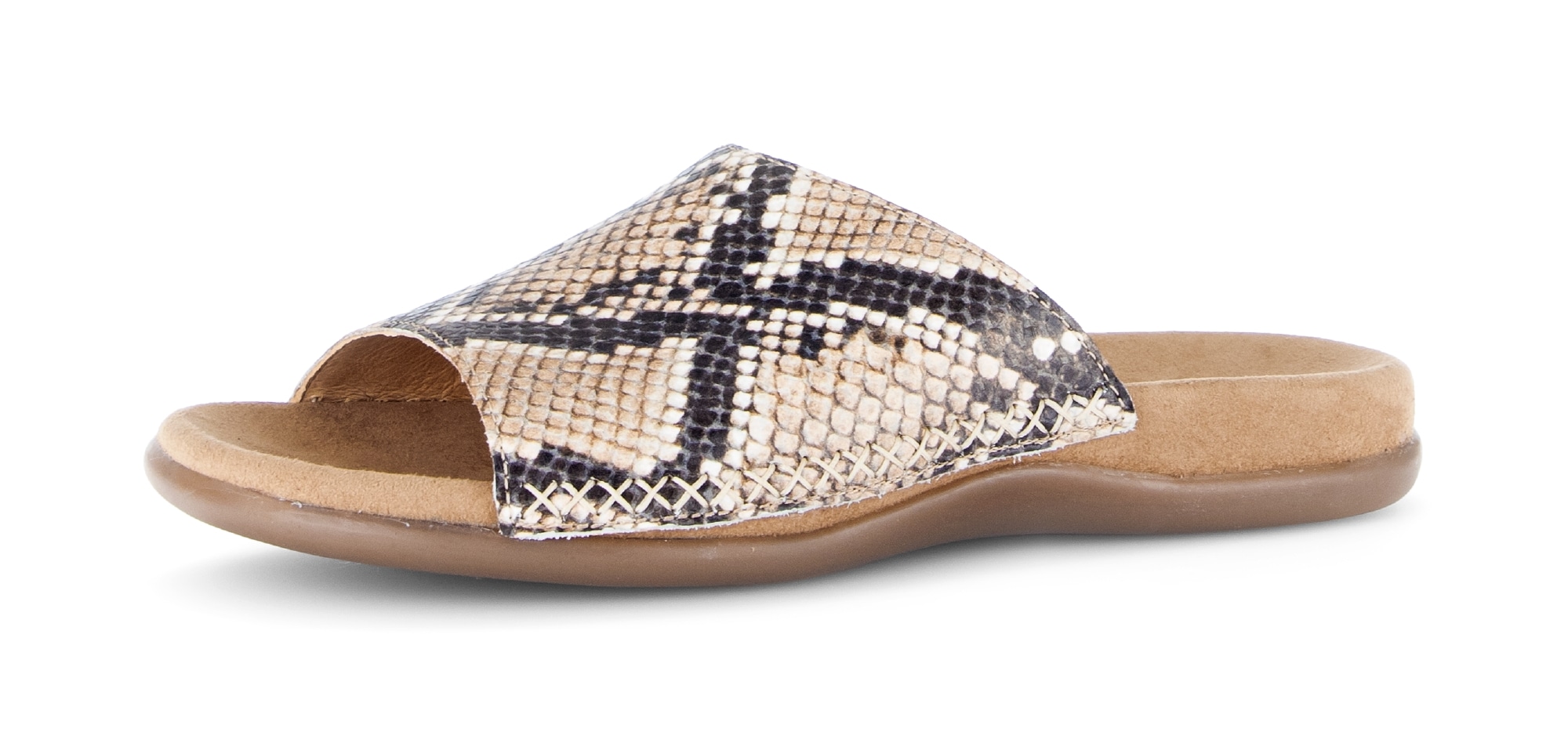 Gabor Pantolette  Sommerschuh, Schlupfschuh, Bequemschuh in Schlangenoptik