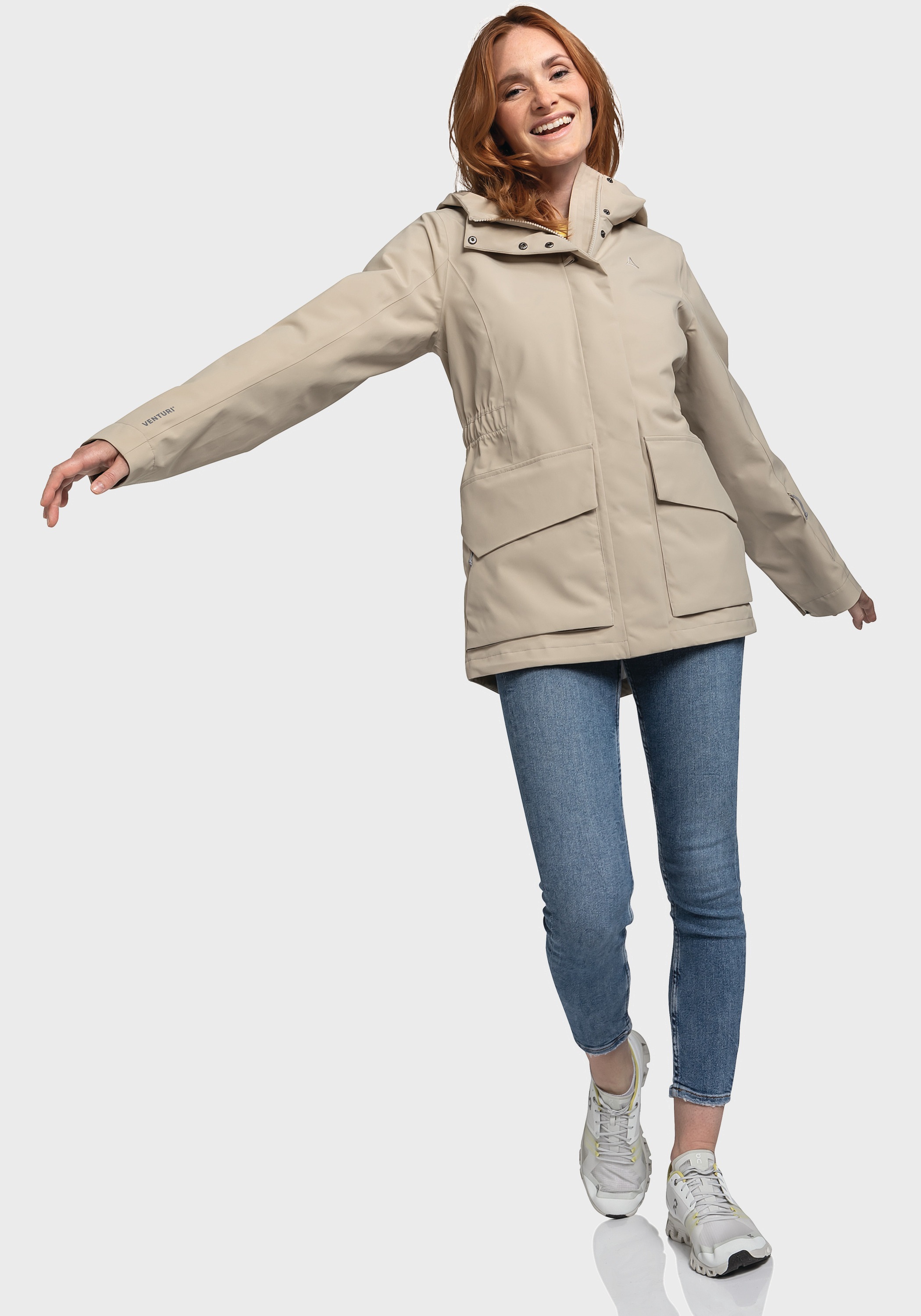 Schöffel Outdoorjacke »Jacket Geneva L«, mit Kapuze