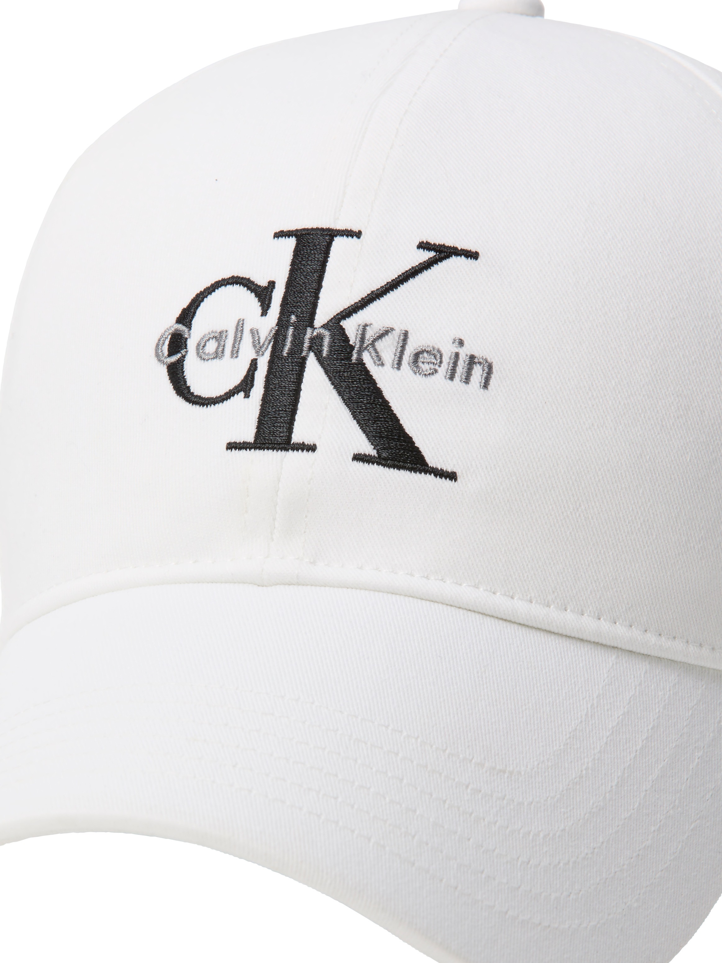 Calvin Klein Jeans Baseball Cap »MONOLOGO EMBROIDERY BASEBALL HAT« Mit festem Schirm