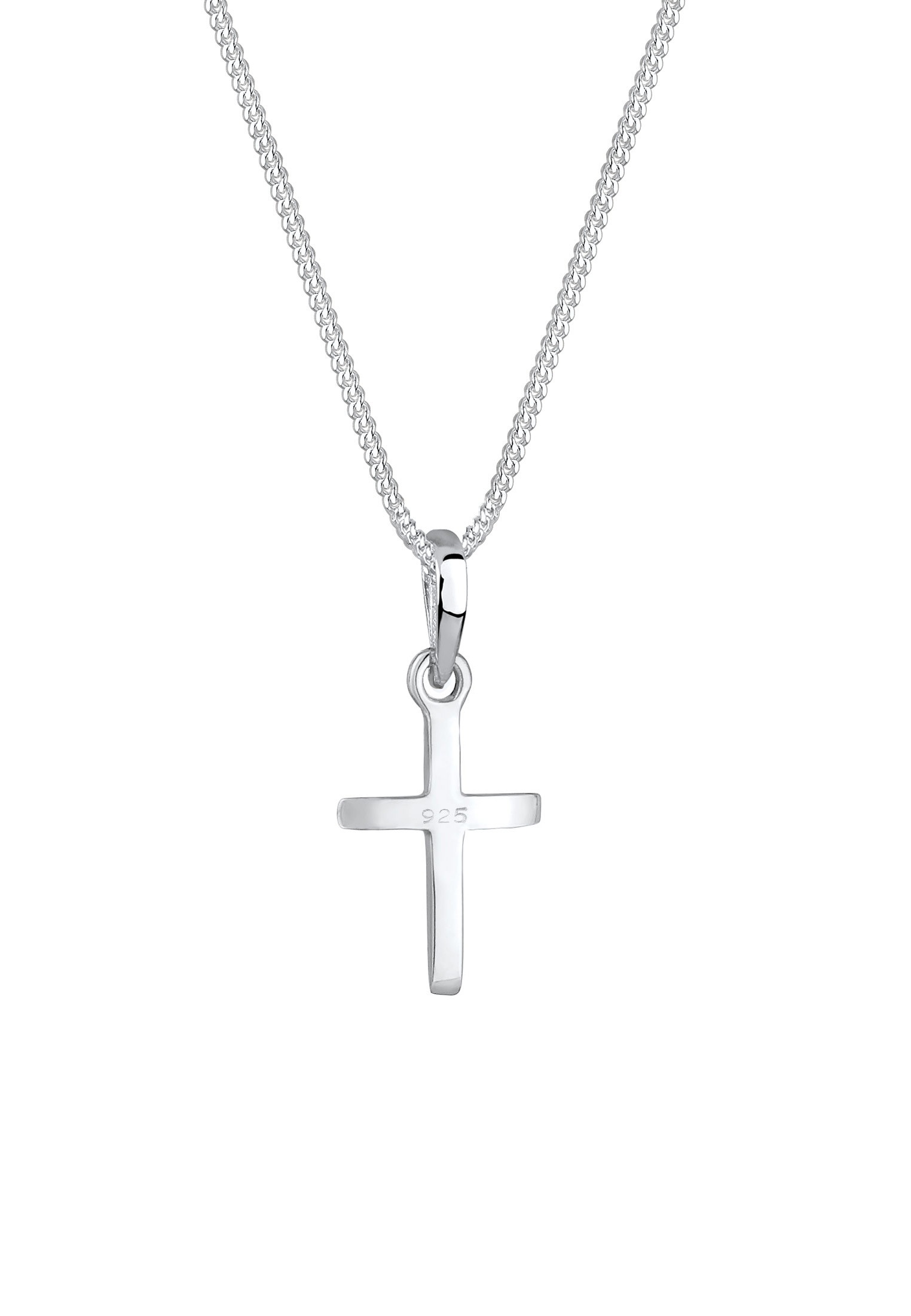 Elli Kette mit Anhänger »Halskette Kreuz Religion Stern Details 925 Silber«