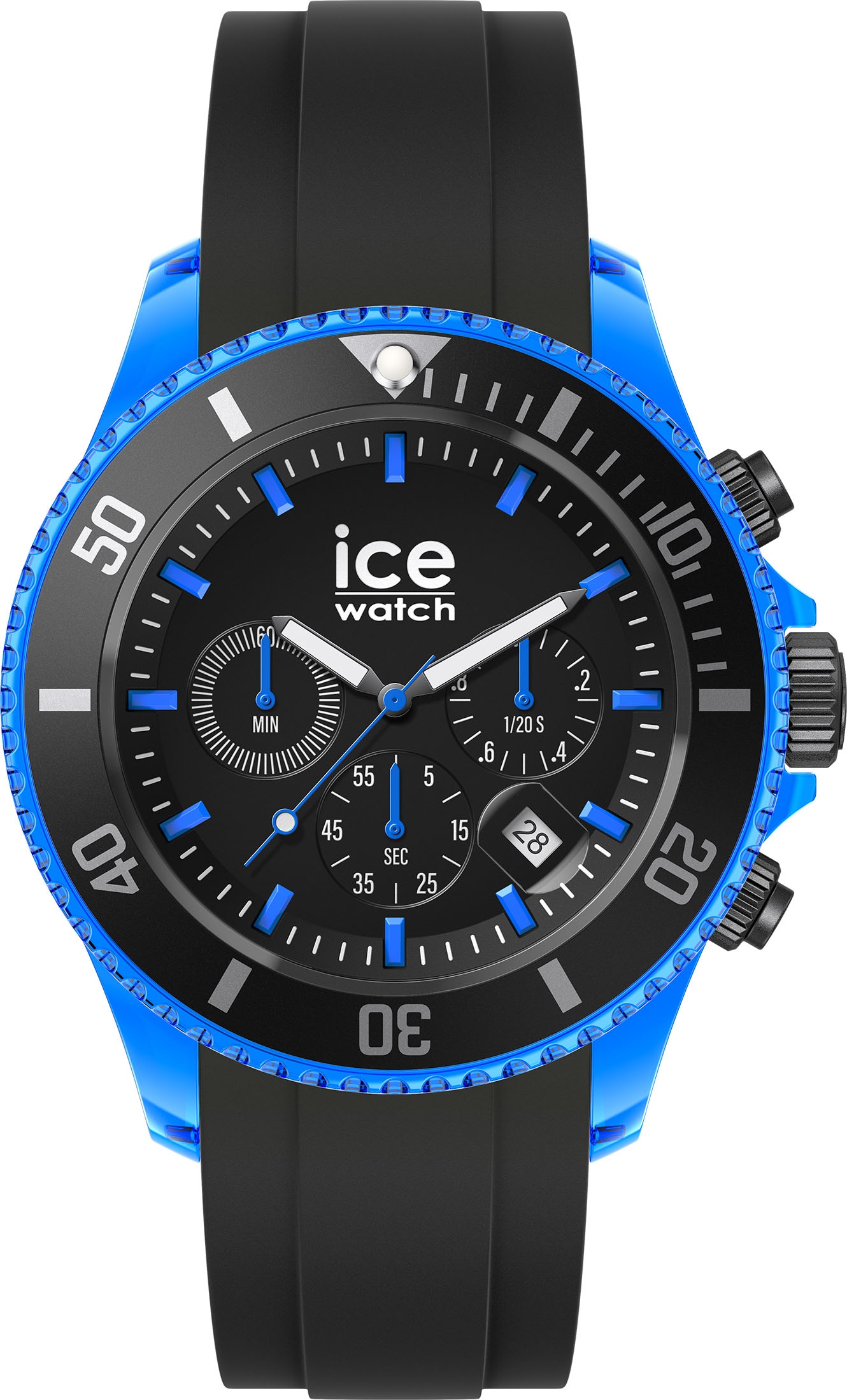 large »ICE - online CH, Black - Chronograph 019844« ice-watch bei OTTO shoppen Extra - chrono blue