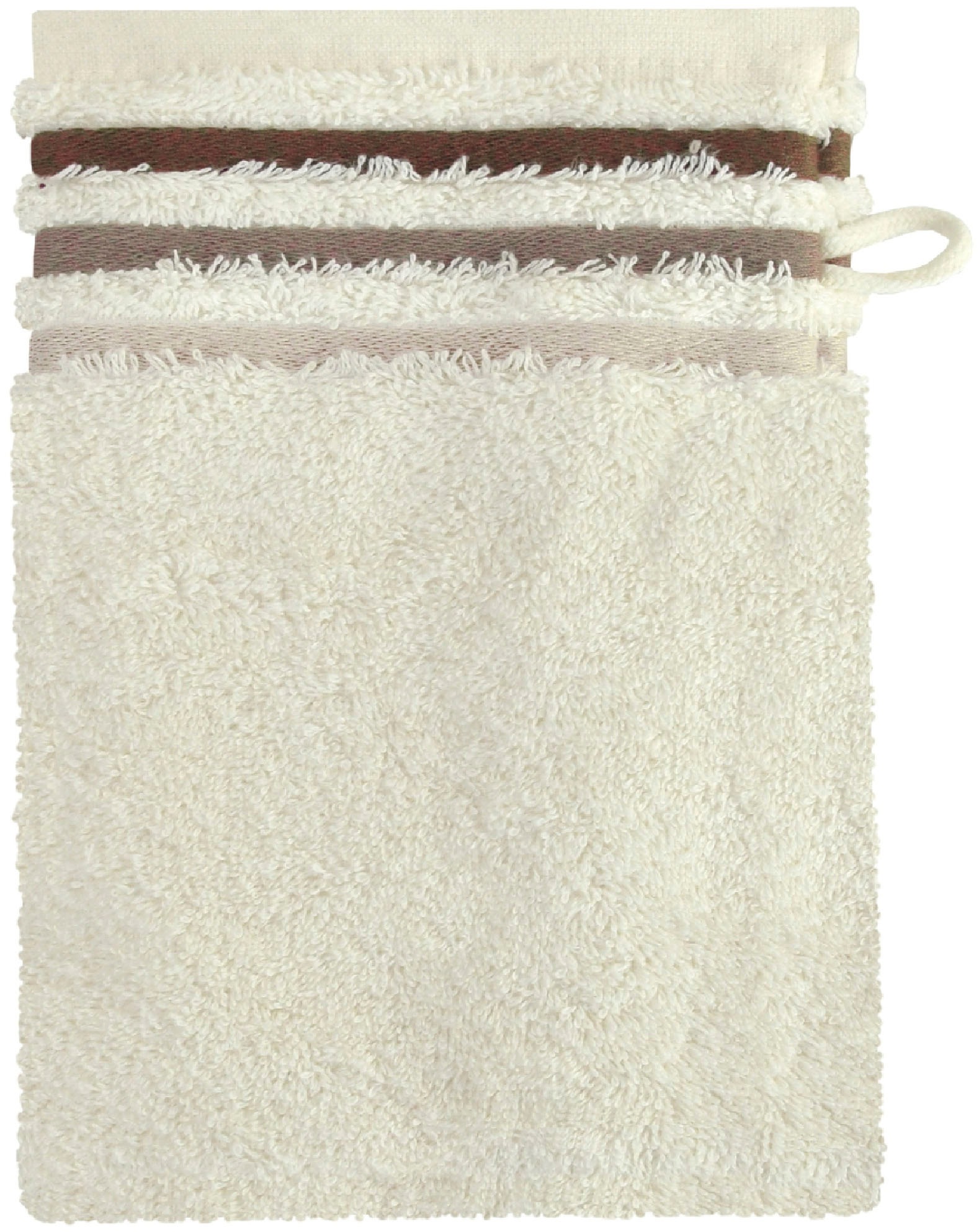 Schiesser Waschhandschuh »Skyline Color aus 100 % Baumwolle mit eleganter Streifenbordüre«, (5 St., 5 Waschhandschuhe (16x22 cm), MADE IN GREEN by OEKO-TEX®