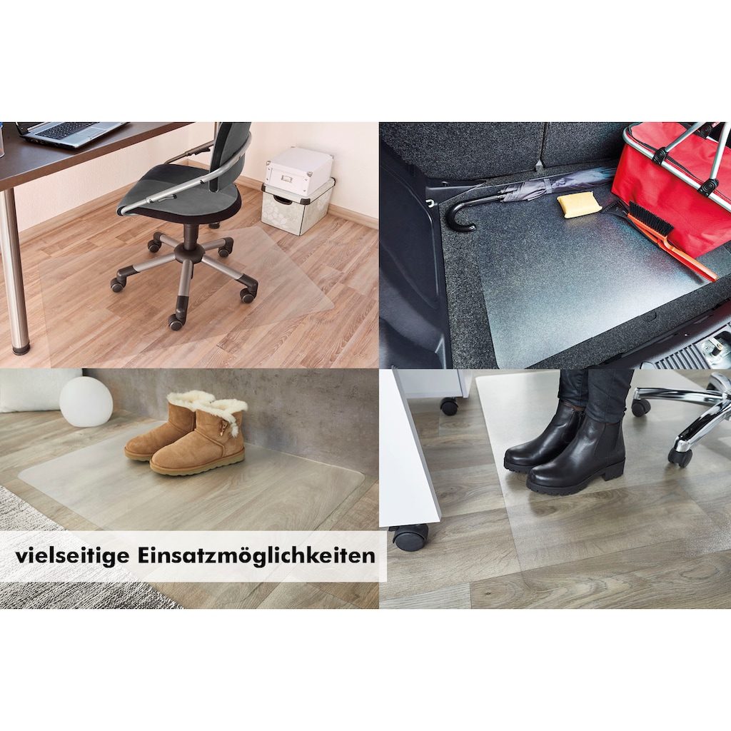 Andiamo Bodenschutzmatte »Premium Bürostuhlmatte«, (1 St.), Bodenschutzplatte, robust & strapazierfähig für den täglichen Gebrauch