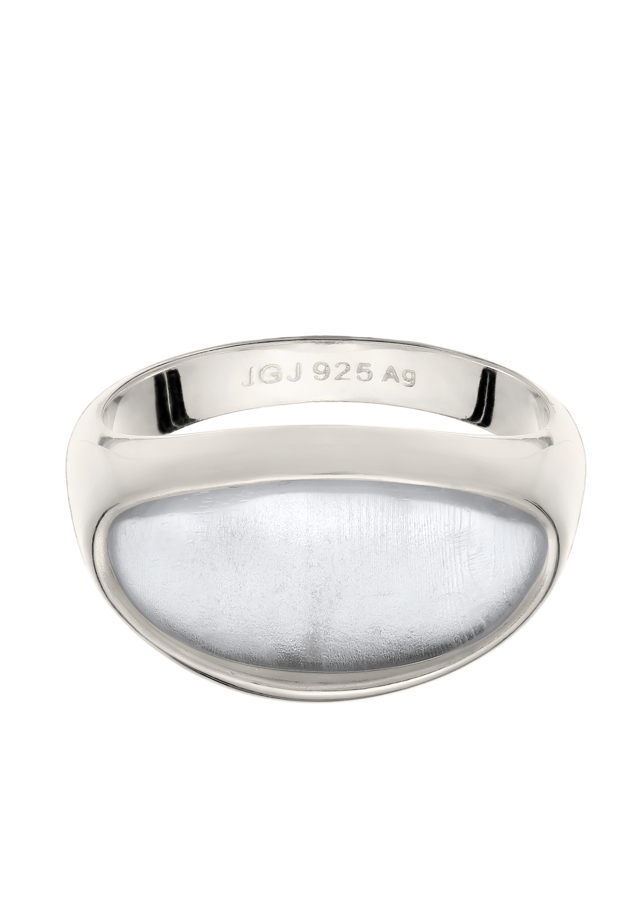 Elli Siegelring »Ring Resin Transparent Cocktailparty 925 Sterling Silber«