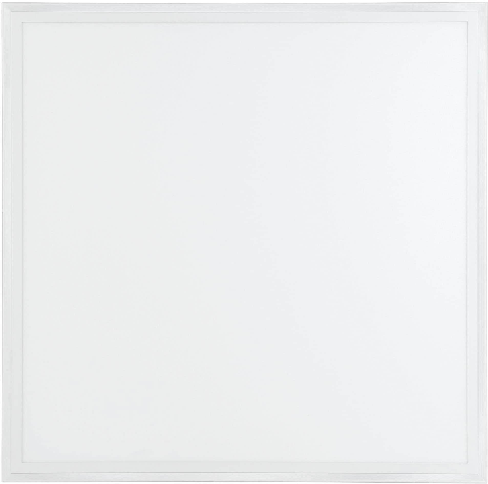 EGLO Rasterleuchte »Salobrena 1 Einbaulampe, Aufbaulampe, Aluminium und Kunststoff, Lampe« LED-Modul 1 Stk. Neutralweiß Deckenlampe 59,5cm, Wohnzimmerlampe, LED Deckenleuchte, Bürolampe Weiß