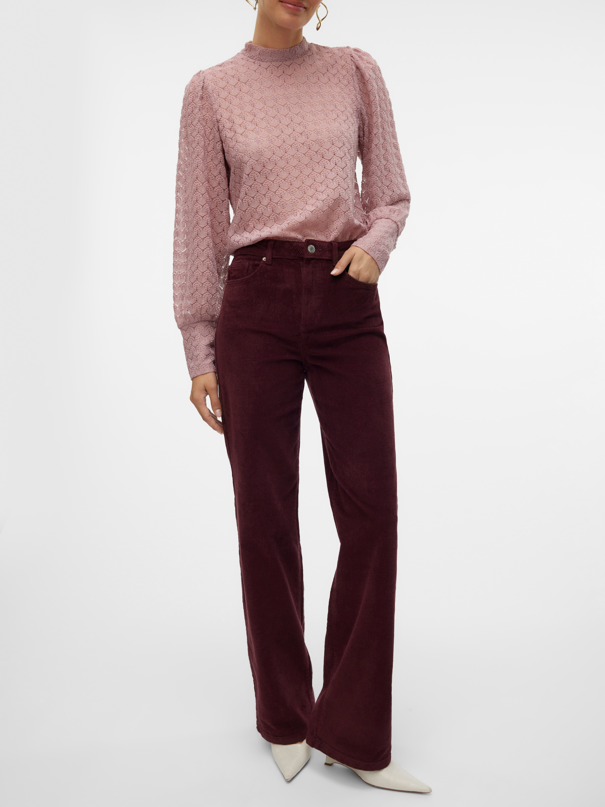 Vero Moda Cordhose »VMTESSA HR WIDE CORDUROY PANTS GA NOOS«