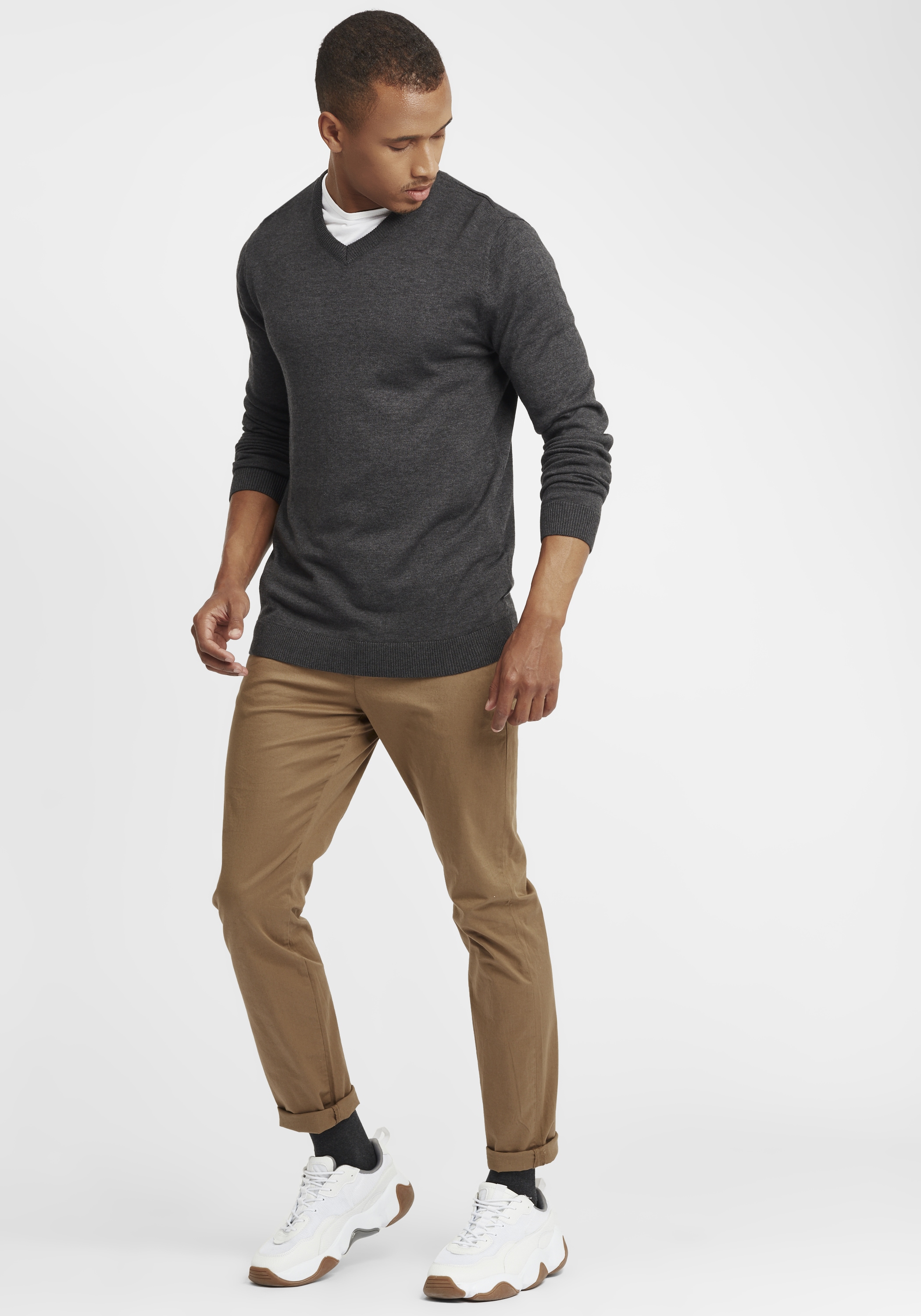 !Solid Strickfleece-Pullover »Strickpullover SDAlegre«