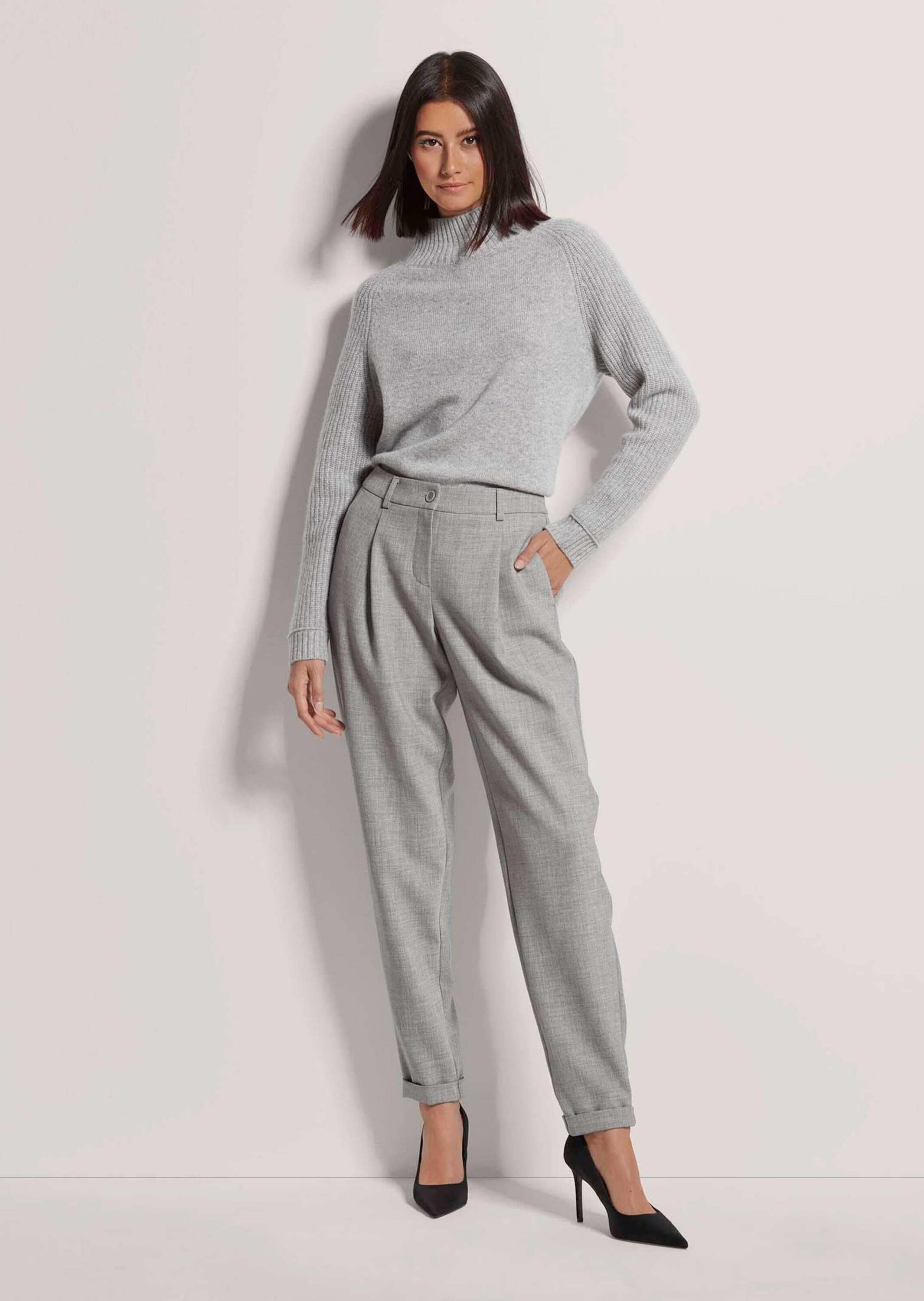 MADELEINE Bundfaltenhose »Hose Bundfaltenhose mit Saumaufschlag«