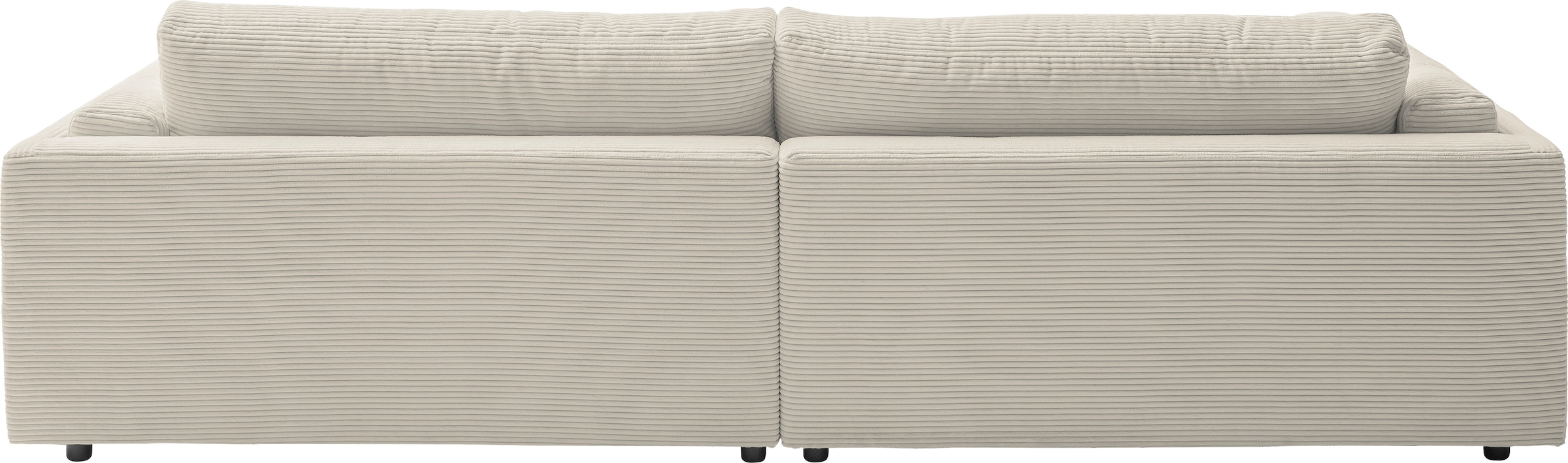 3C Candy Big-Sofa »Karalis mit extra großer Sitztiefe, elegantes Mega Sofa zum Relaxen,«, auch in Cord- oder Leder-Bezug, lose Kissen, loungige Bequemlichkeit