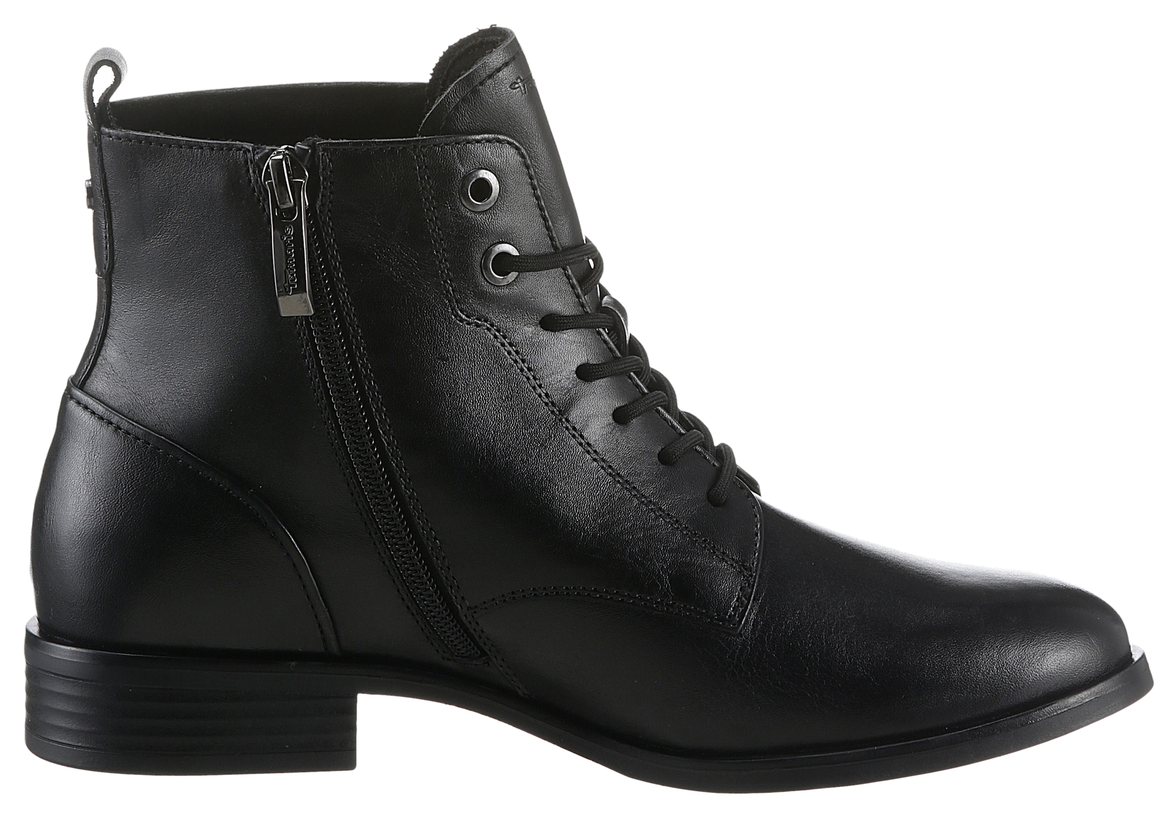 Tamaris Schnürstiefelette, Blockabsatz, Schnürboots, Businessschuh mit Touch it-Ausstattung