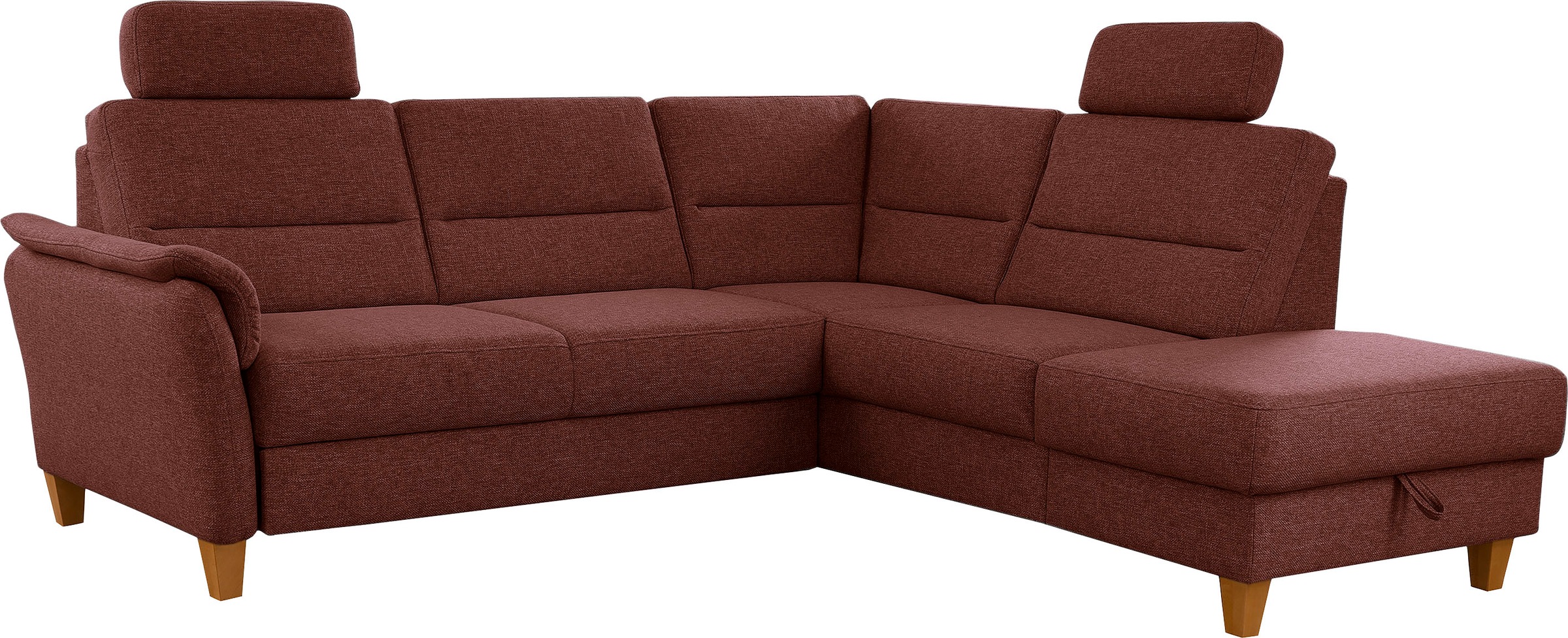 Home affaire Ecksofa »Palmera L-Form, B: 236 cm«, optional Bettfunktion & Bettkasten, Federkern