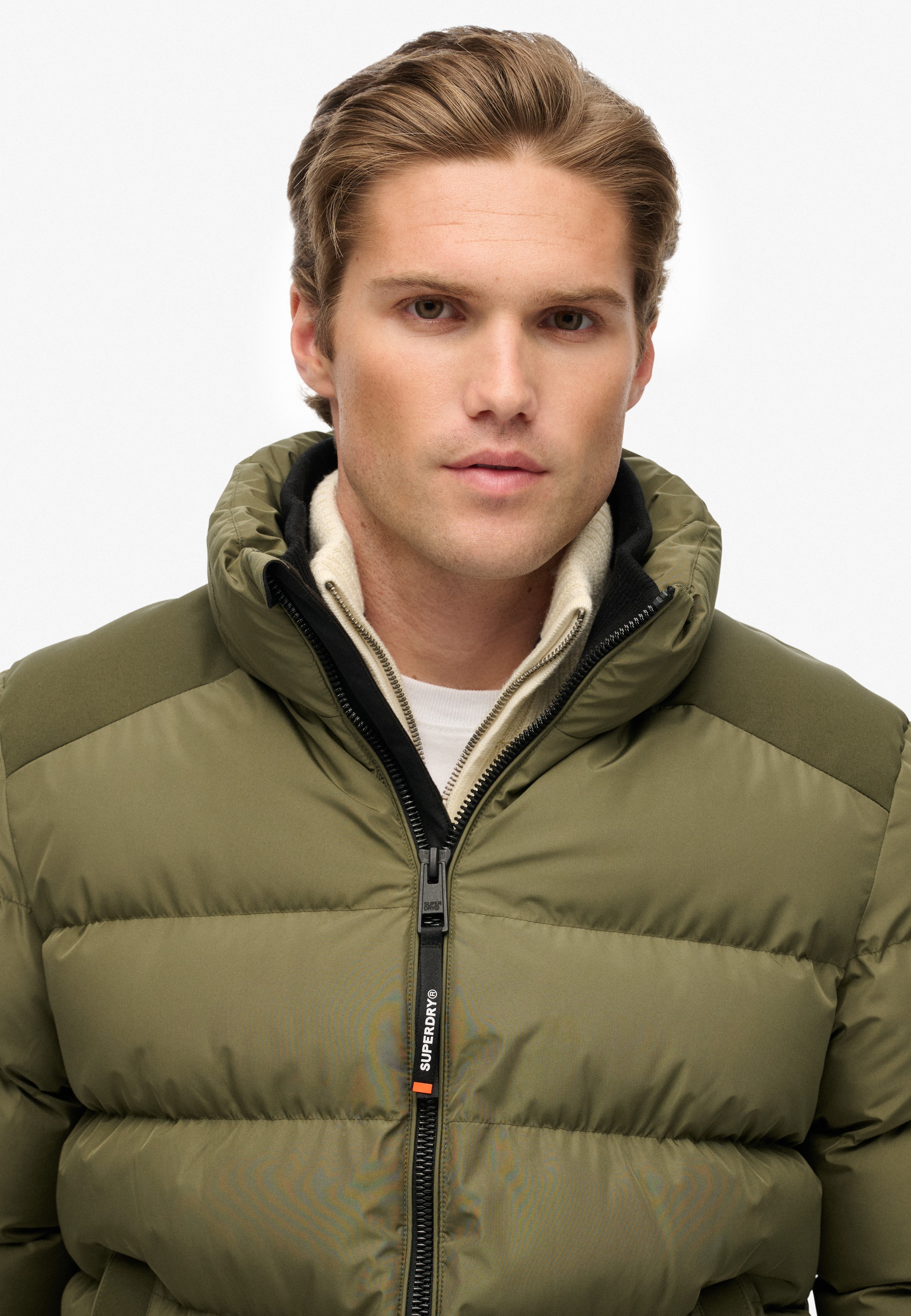 Superdry Steppjacke »SPORTS PUFFER JACKET« ohne Kapuze