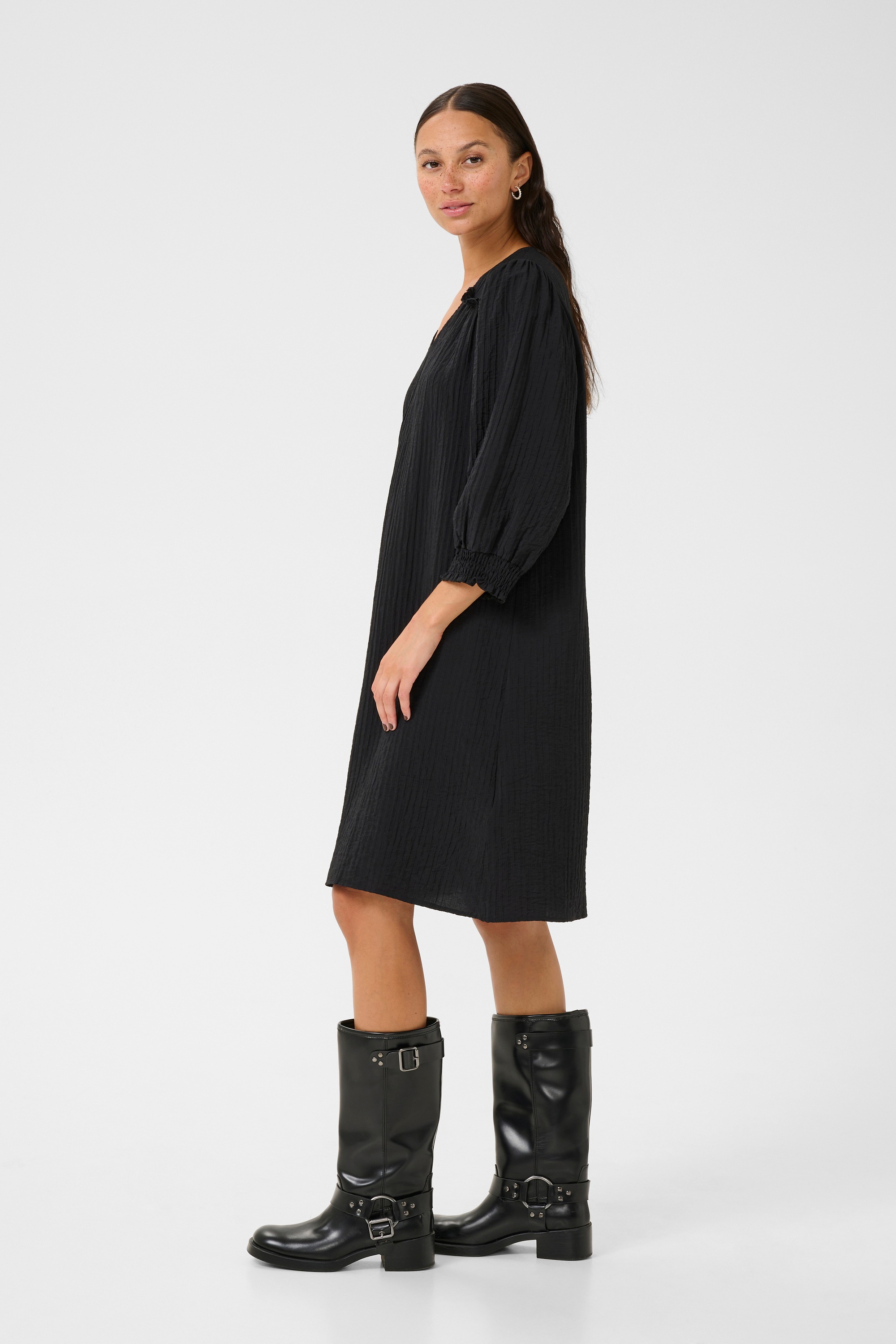 KAFFE Midikleid »Kleid KAlullu«