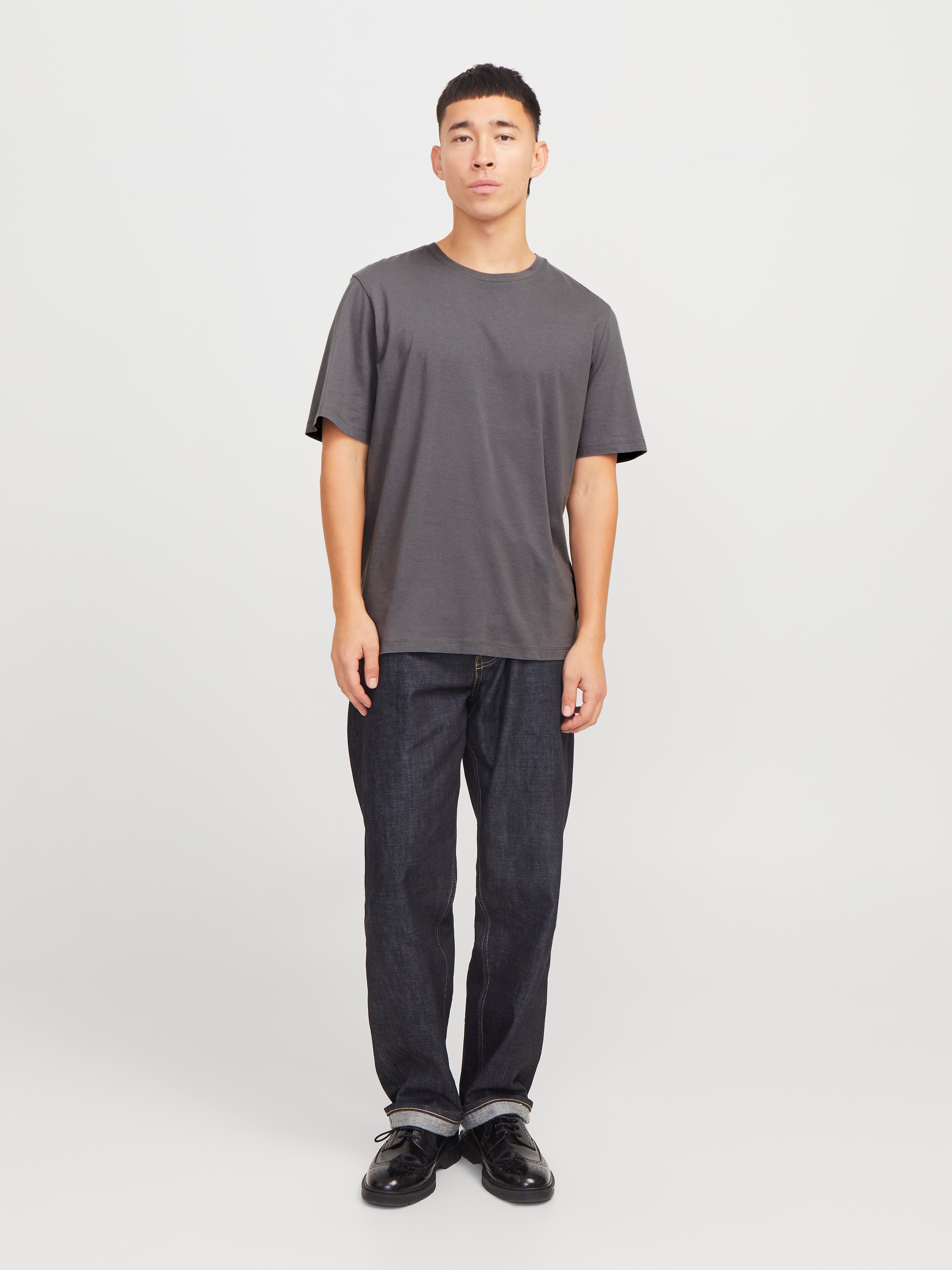Jack & Jones Rundhalsshirt »JJEORGANIC BASIC TEE SS O-NECK NOOS«, mit Rundhalsausschnitt