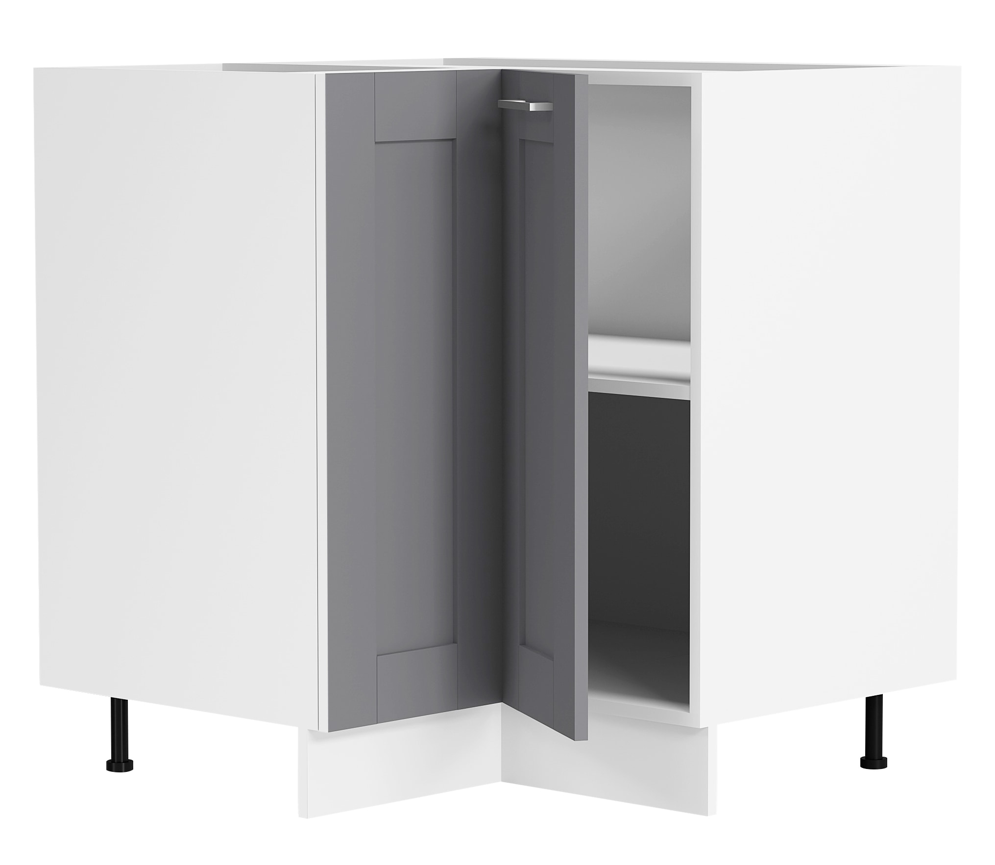 VCM Unterschrank »VCM Eckschrank | Maße ca. H. 82 x B. 76 x T. 76 cm | Küchenschrank | Küchenunterschrank | Unterschrank im Landhaus Stil | Küchenmöbel ¿ Colura«, (1 St.)