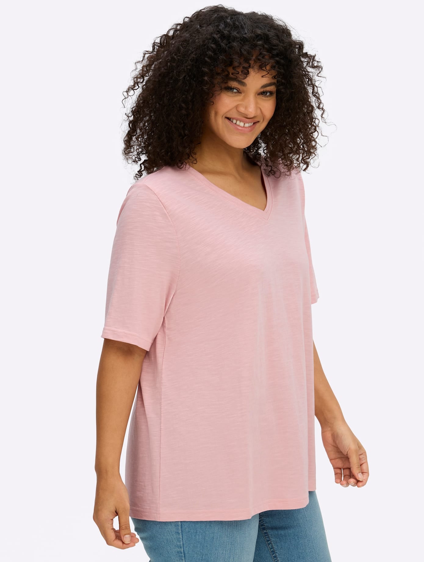 Sheego V-Shirt »Shirt« 1
