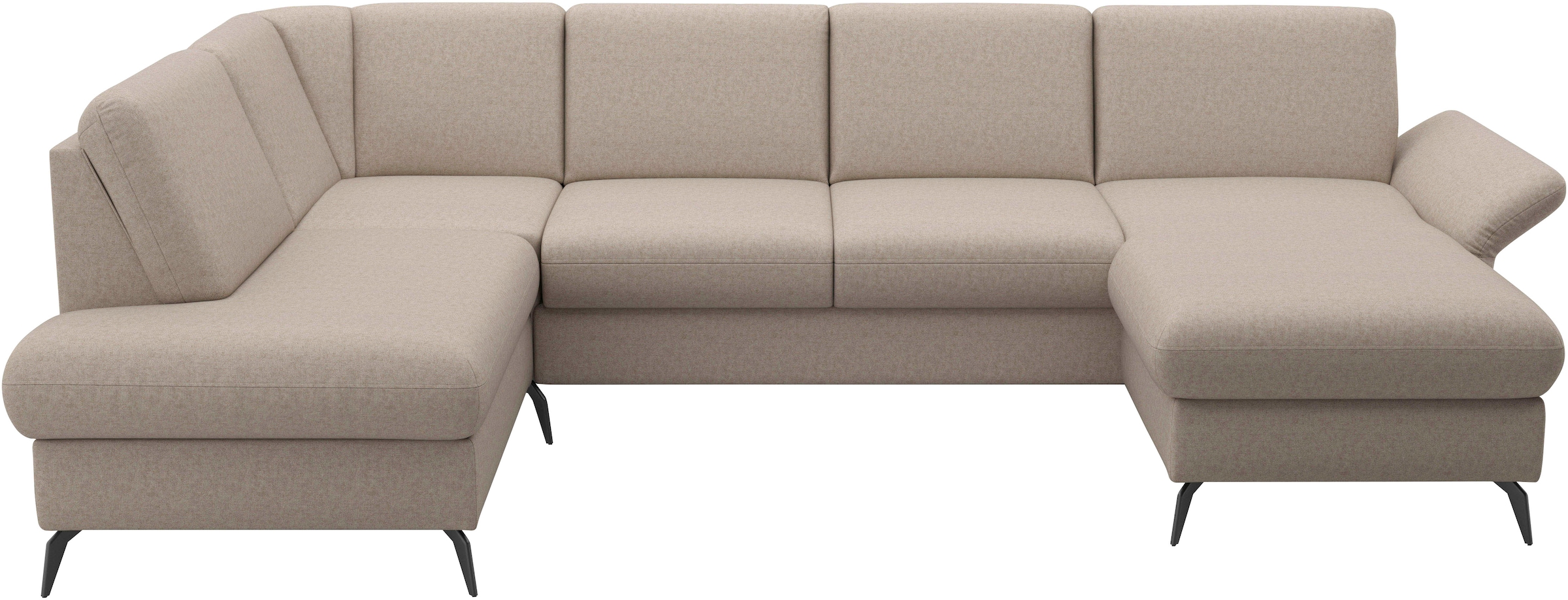 Home affaire Wohnlandschaft »Rochelle« wahlweise mit Bettfunktion, Bettkasten und Armteilverstellung