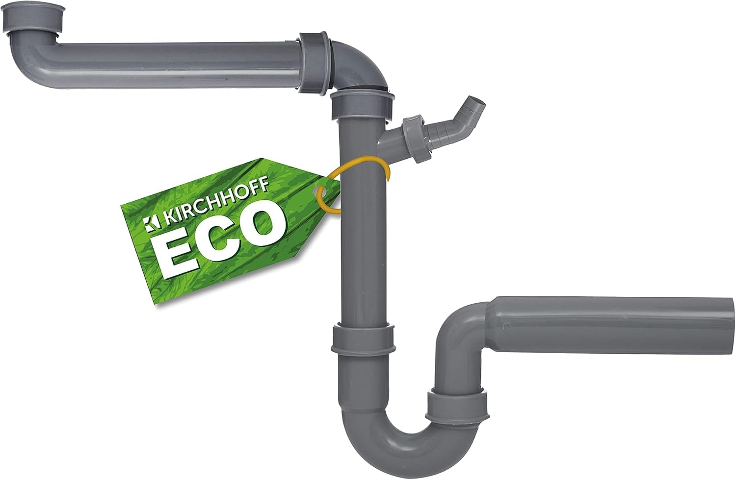 Siphon »ECO Save«, (Set), Abfluss für Spüle, Ablaufgarnitur mit Geräteanschluss