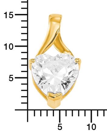 Amor Kette mit LIEBE bestellen Halskette 2014209 Anhänger bei 375«, »Schmuck Herz Geschenk OTTO mit Gold Zirkonia