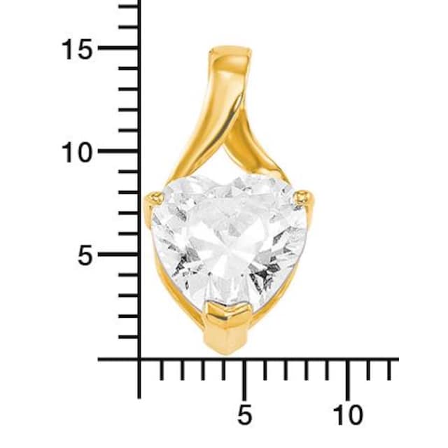 Amor Kette mit Anhänger »Schmuck Geschenk Halskette Herz LIEBE 2014209 Gold  375«, mit Zirkonia bestellen bei OTTO