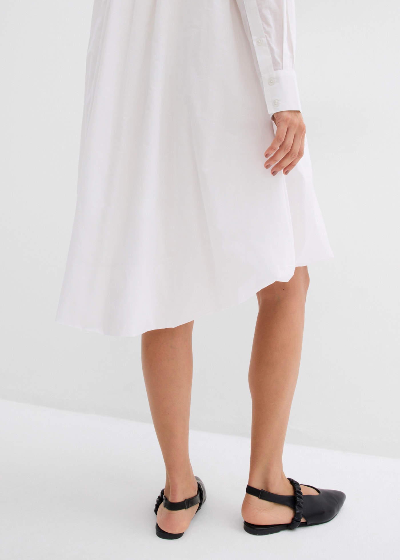 bonprix Hemdblusenkleid Oversize-Passform, mit Hemdblusenkragen