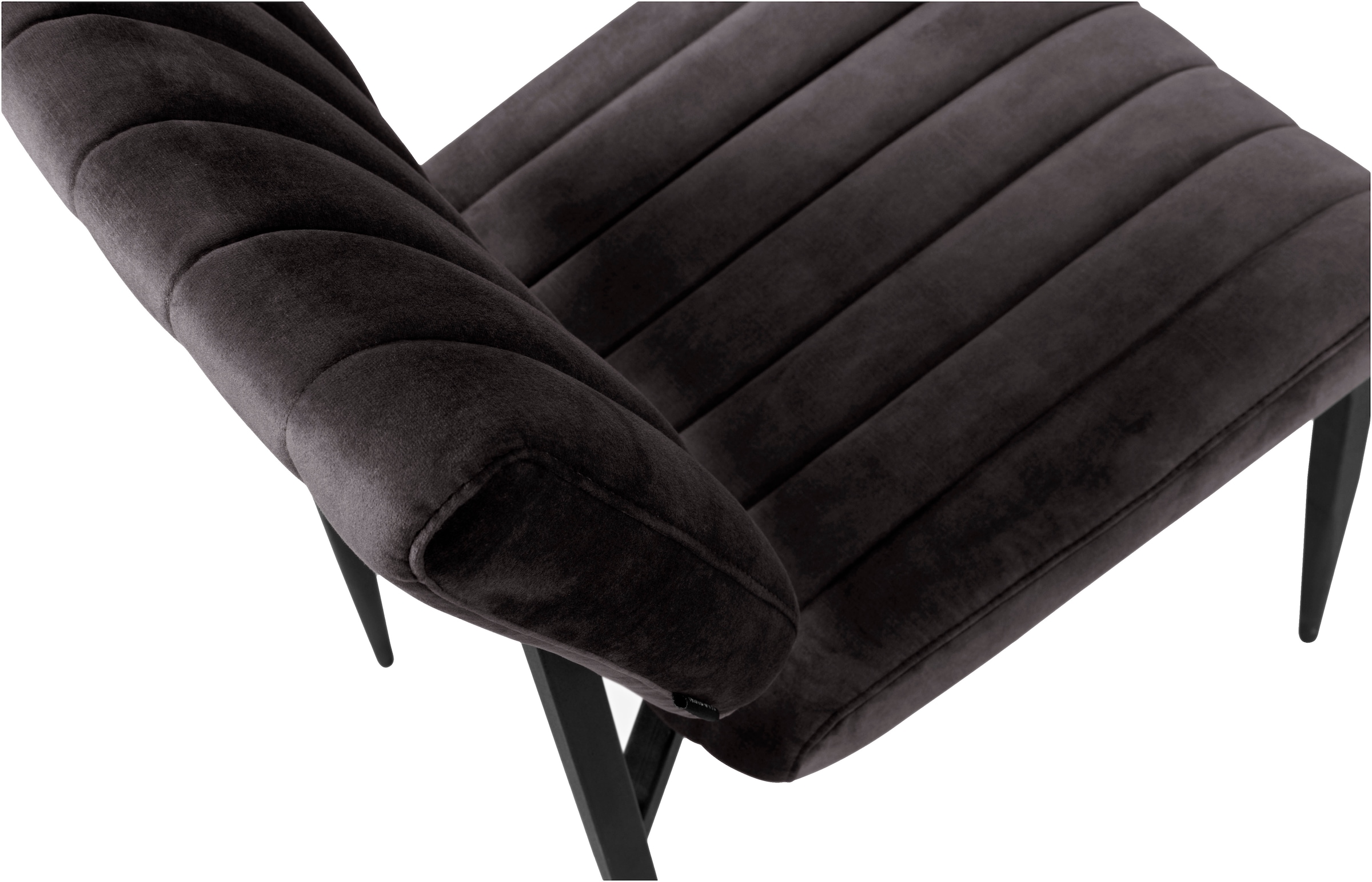 OMG Design Esszimmerstuhl »Ivan«, (Set), 1 St., Stoff, pflegeleichter Samtvelour Bezug, Küchenstuhl