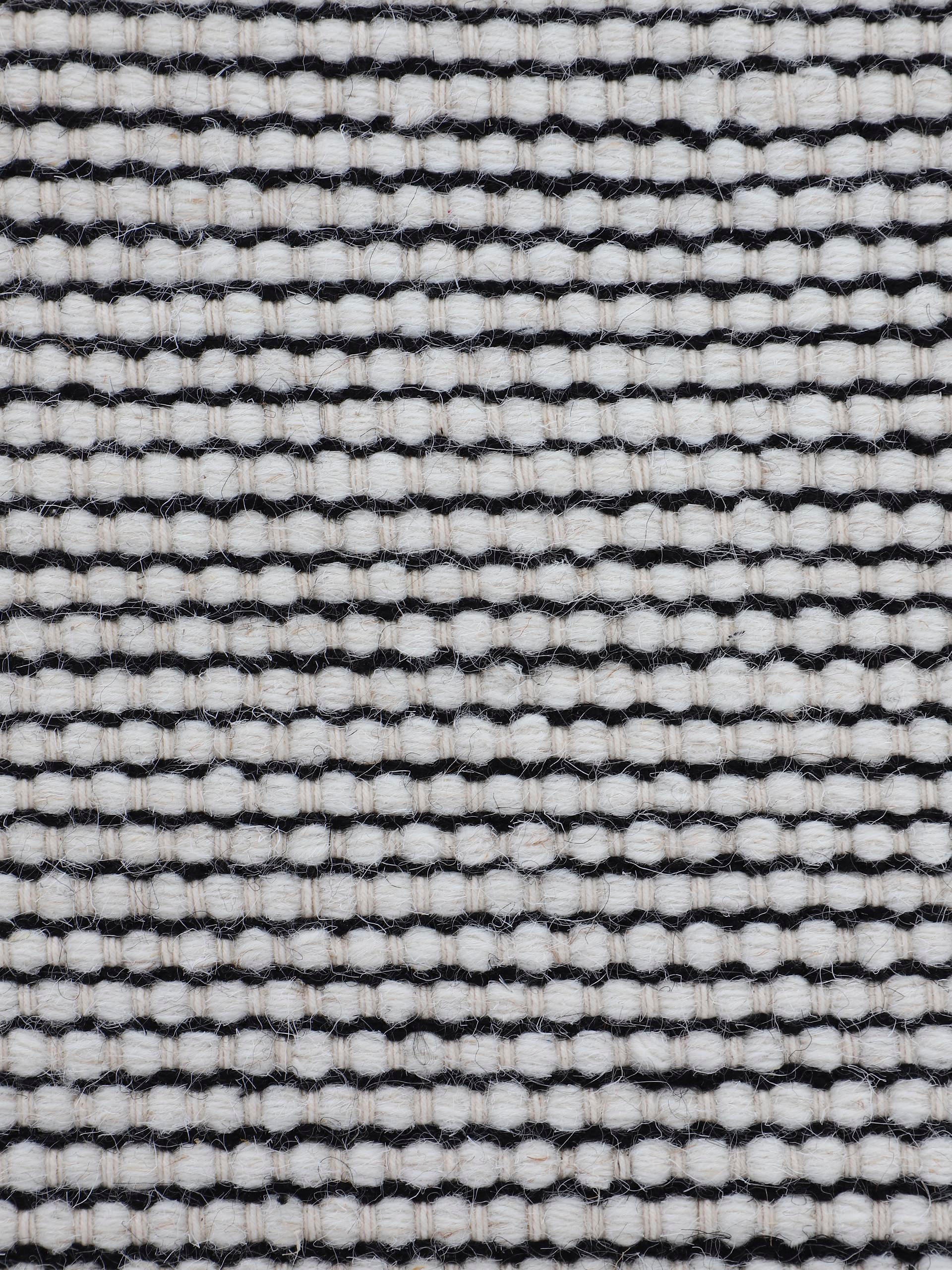 carpetfine Wollteppich »Mona ,   auch als Läufer« rechteckig 5 mm Höhe 80% Wolle, Wendeteppich aus Wolle/Baumwolle, Wohnzimmer