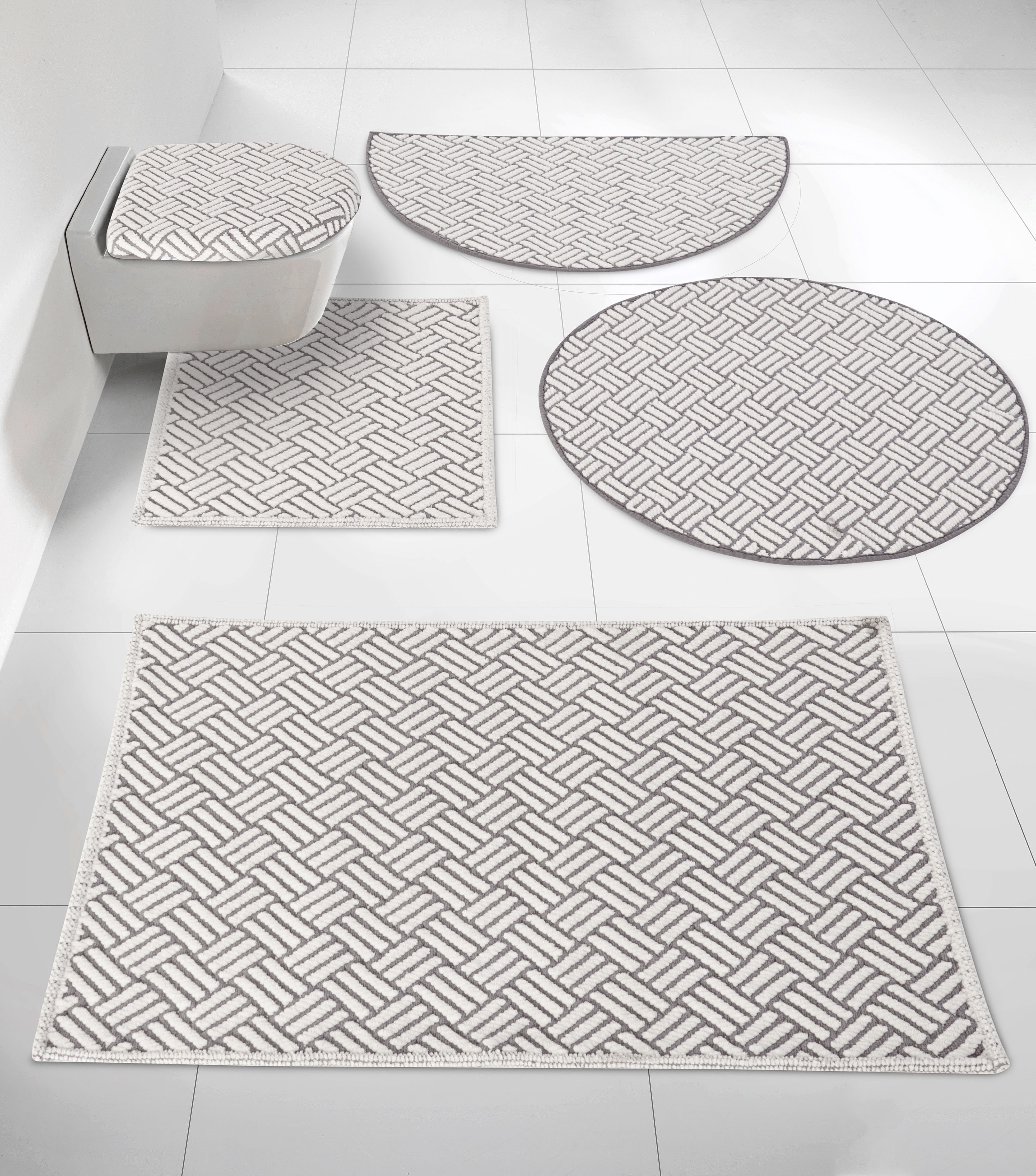 Badematte »Dario«, Höhe 15 mm, schnell trocknend-beidseitig...