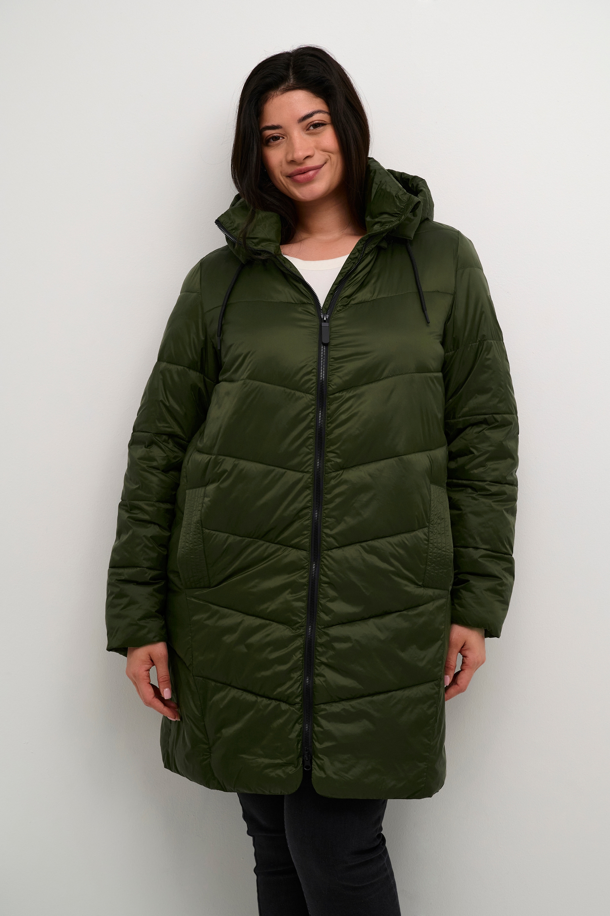 KAFFE Curve Wintermantel »KAFFE Curve Jacke KCsusanna«