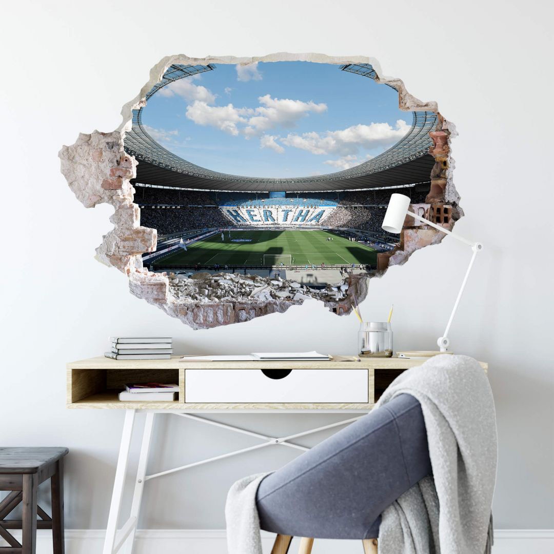 Wall-Art Wandtattoo »3D Arena Hertha Stadion bei Tag«, (1 St.) kaufen im  OTTO Online Shop