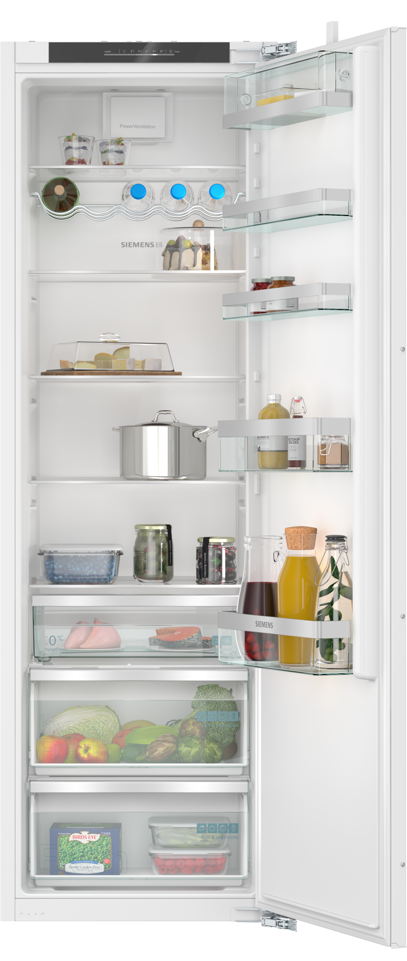 SIEMENS Einbaukühlschrank iQ500 »KI81RADD0«, LED-Licht, hyperFresh -Schublade, softClosing