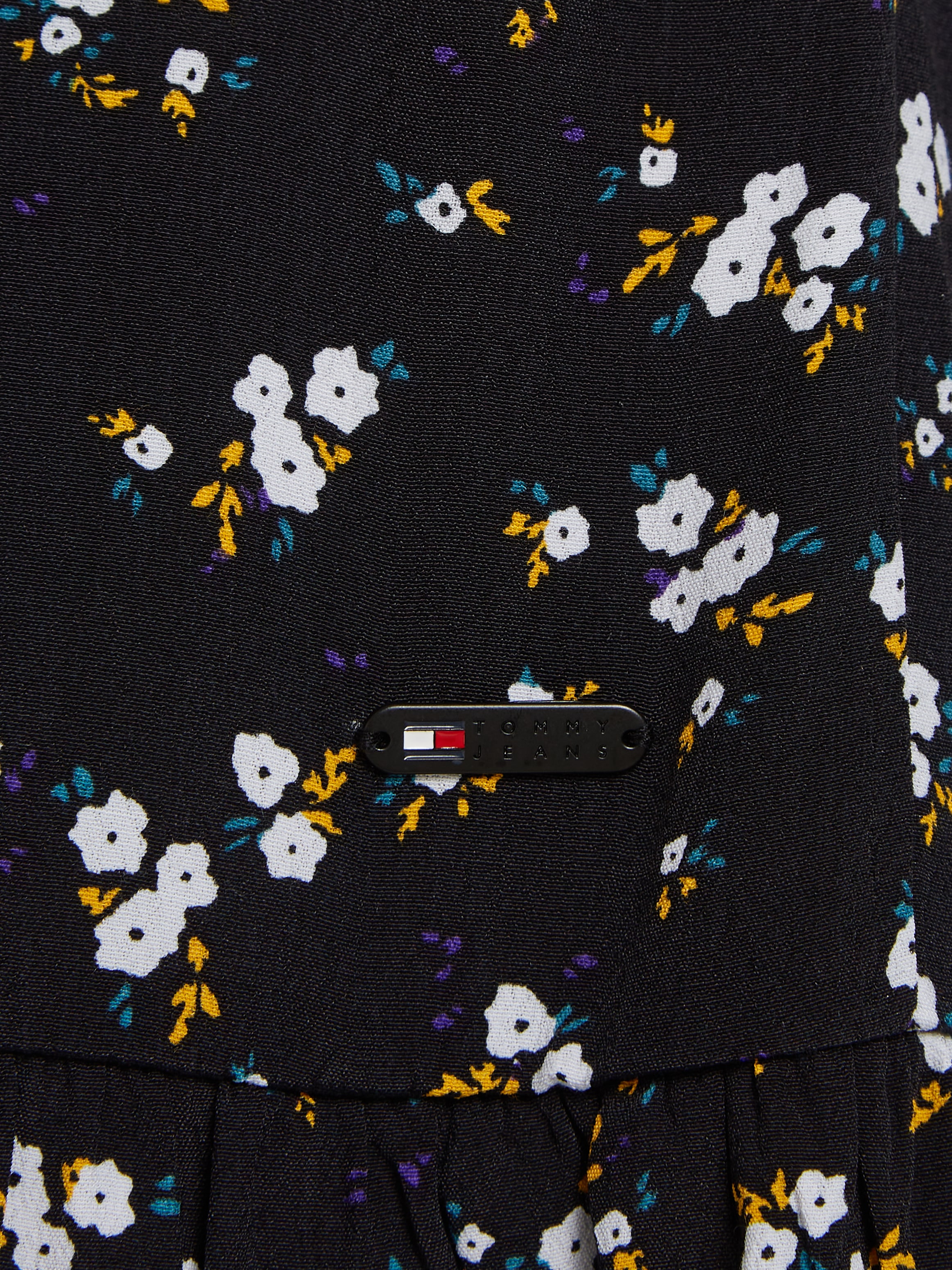Tommy Jeans Curve Blusenkleid »TJW MINI FLORAL BELTED DRESS EXT«, Große Größen