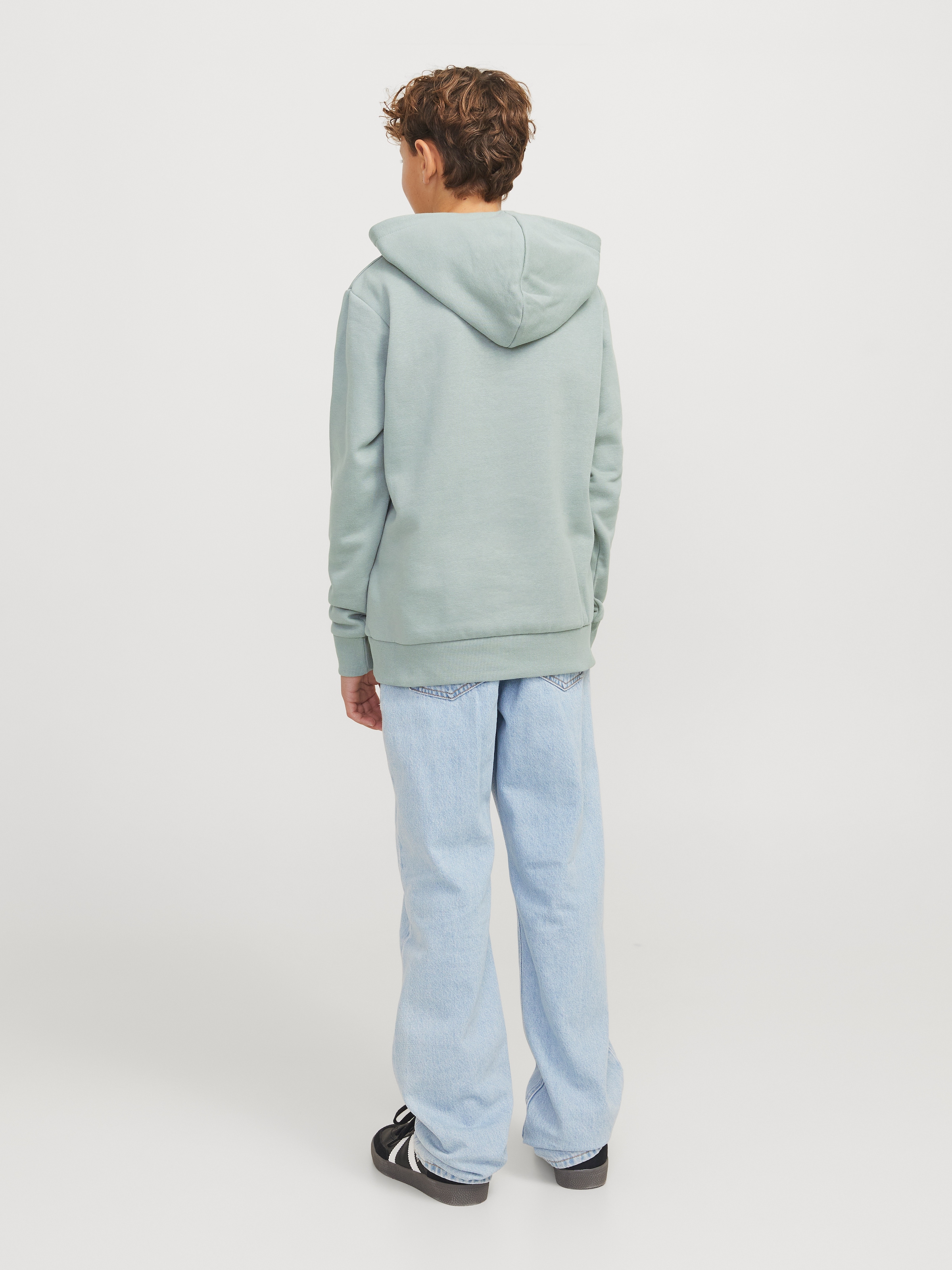 Jack & Jones Junior Kapuzensweatshirt »JJECALEB VARSITY SWEAT HOOD NOOS JNR«