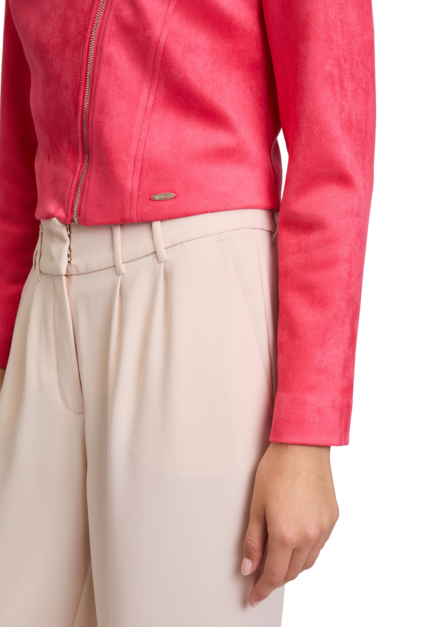 Betty&Co Jackenblazer »Bikerjacke mit Stehkragen«