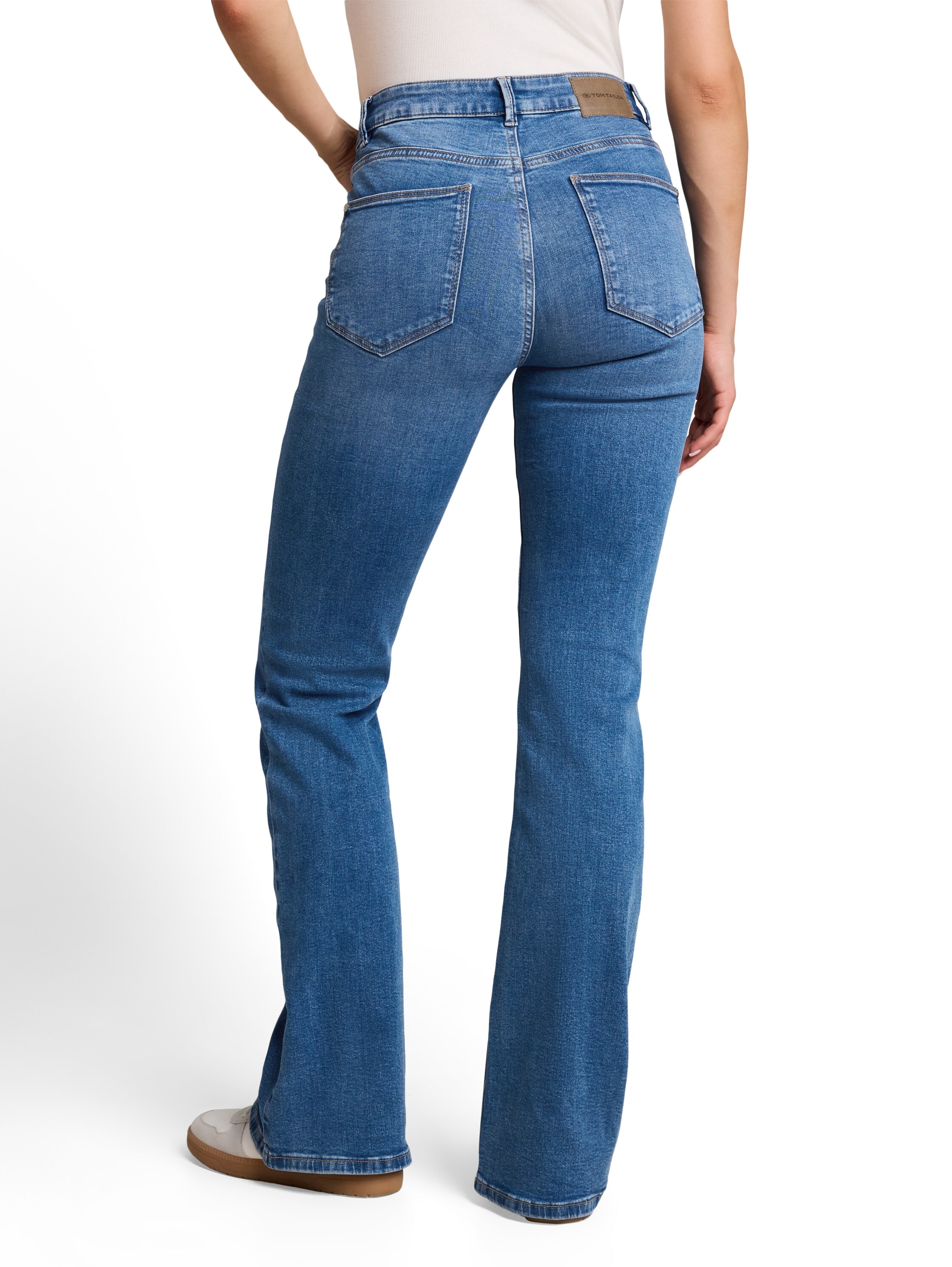 TOM TAILOR Bootcut-Jeans »STELLA Bootcut« mit Stretch